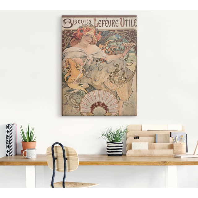 Artland Wandbild »Kalenderillustration für Lefèvre-Utile«, Magazincover, (1  St.), als Alubild, Leinwandbild, Wandaufkleber oder Poster in versch. Größen  kaufen | BAUR