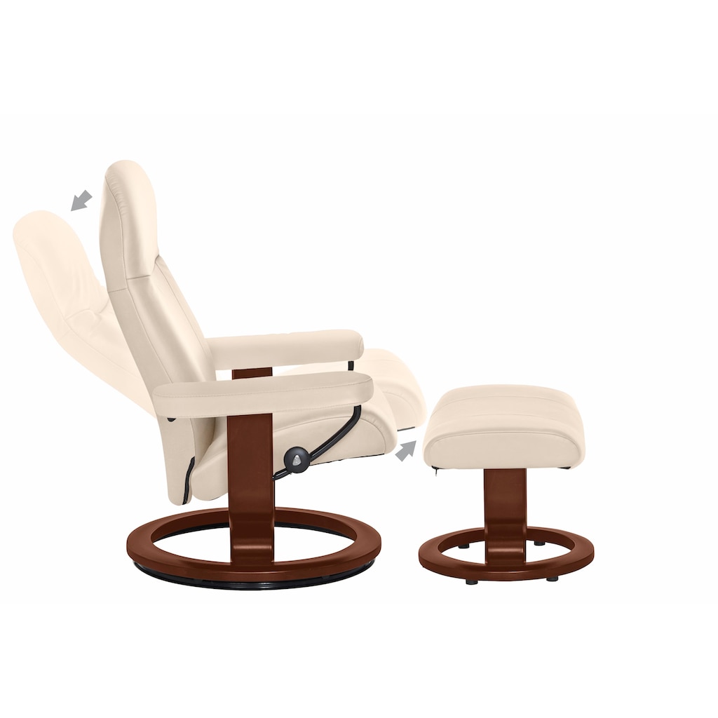 Stressless® Relaxsessel »Garda«, (Set, Relaxsessel mit Hocker)