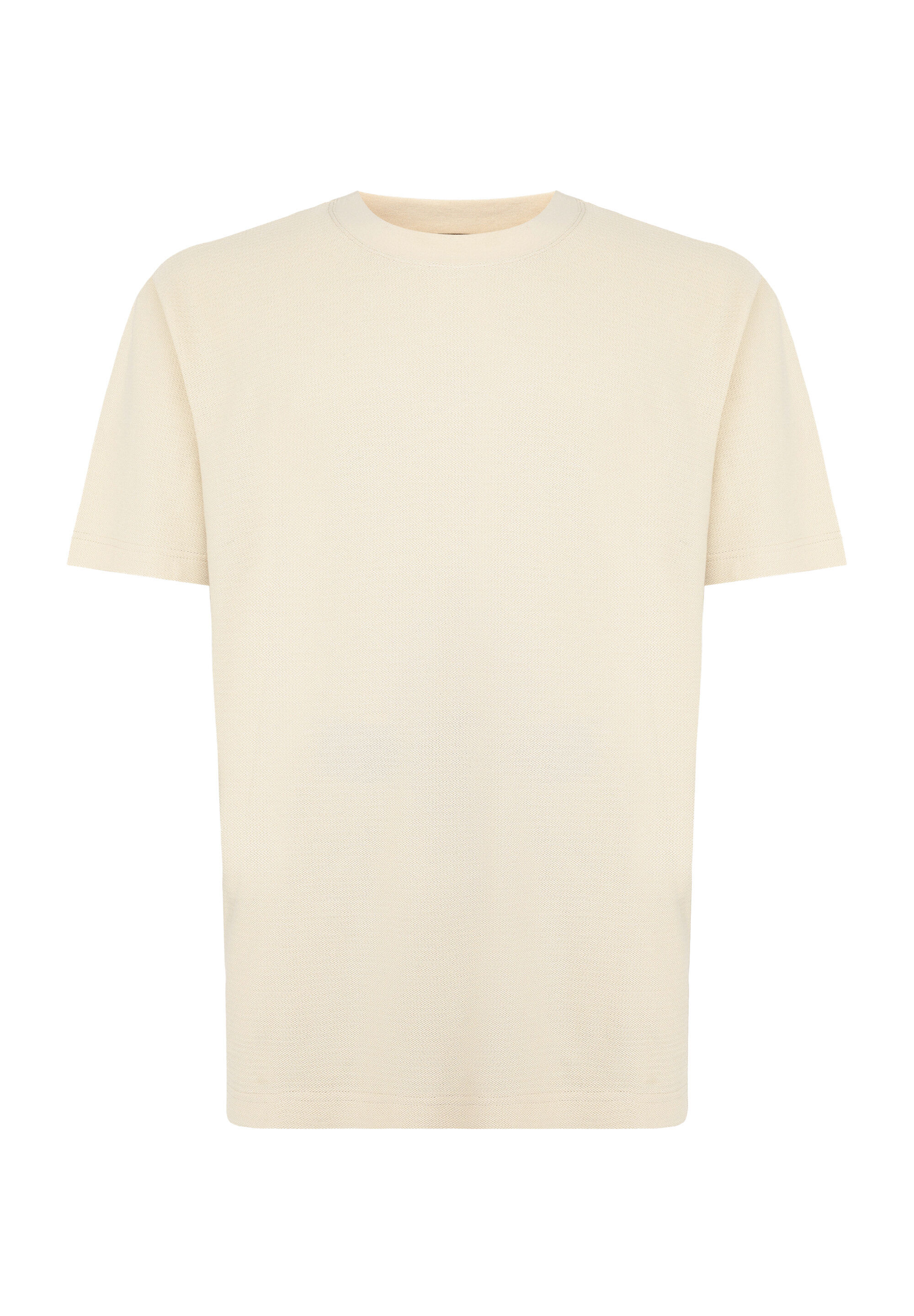 Pierre Cardin T-Shirt "Pierre Cardin T-Shirt" mit feiner Fischgrat-Struktur