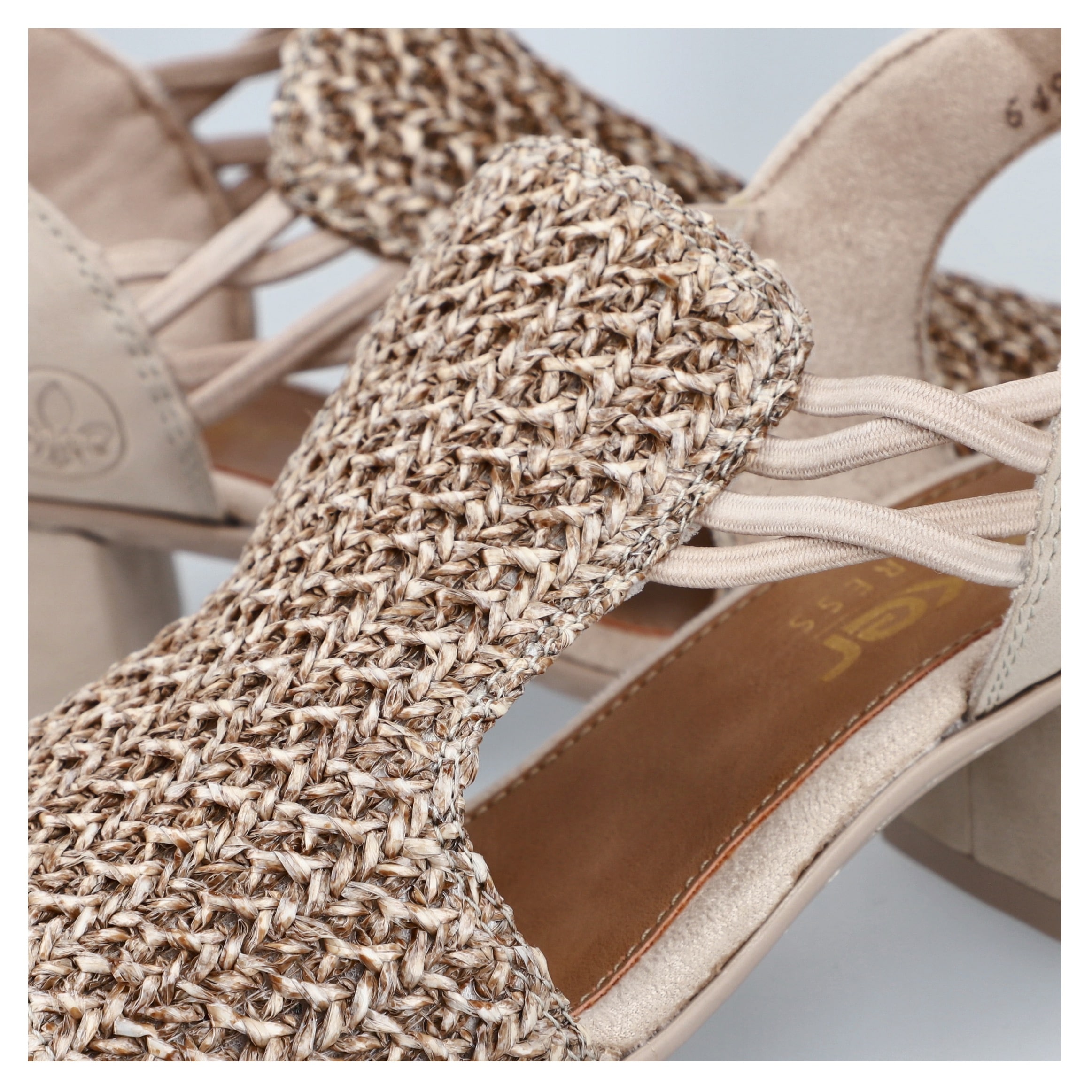 Rieker Sandalette, Sommerschuh, Schaftsandale mit seitlichen Gummizügen für guten Sitz