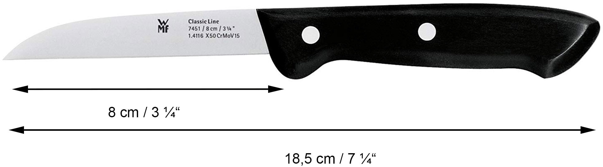 WMF Messerblock »Classic Line«, 6 tlg., Messerklingen aus Spezialklingenstahl