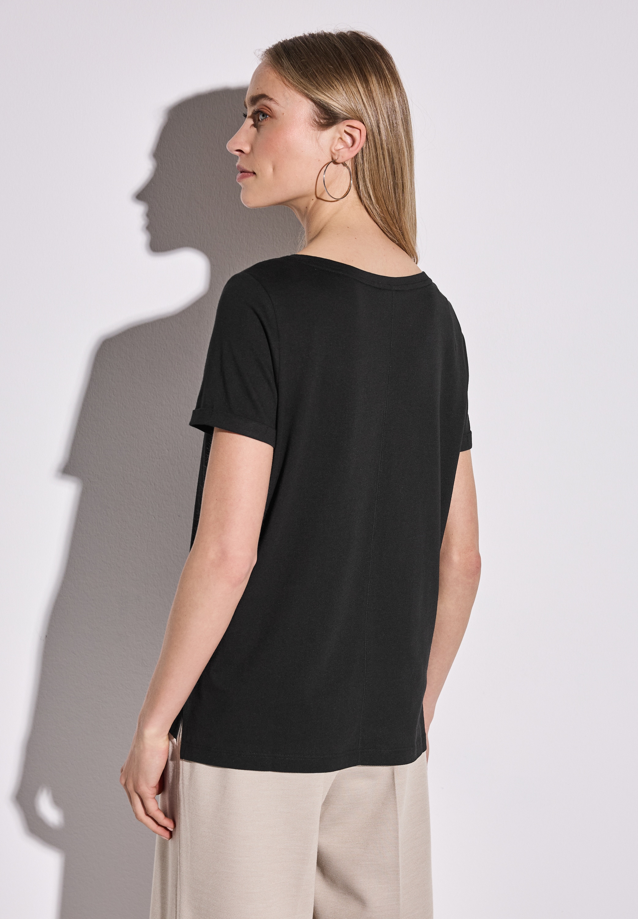 STREET ONE T-Shirt, mit Rundhalsausschnitt