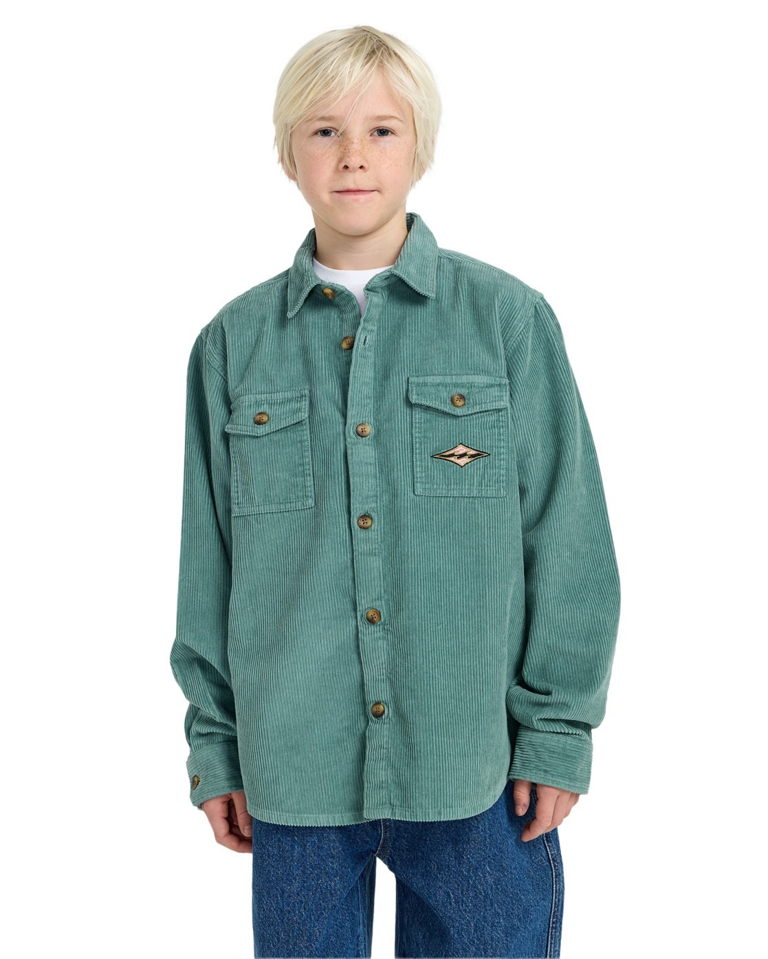 BILLABONG Kinder Langarmhemd "Bong Days"sagebrush, Gr. S, 100% Baumwolle, Hemden