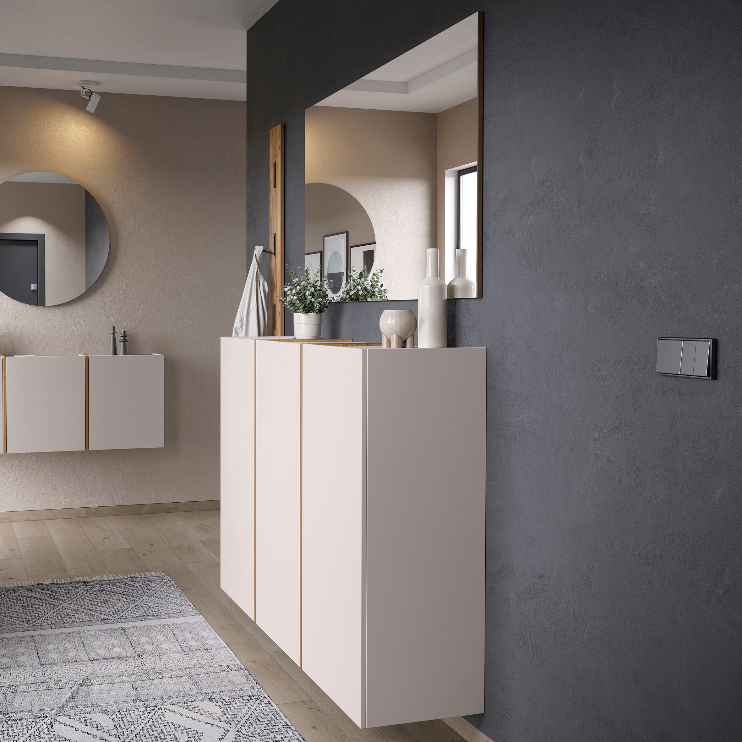 GERMANIA Garderoben-Set "GW-Libbiano Plus" 3 Stk. tlg. günstig online kaufen