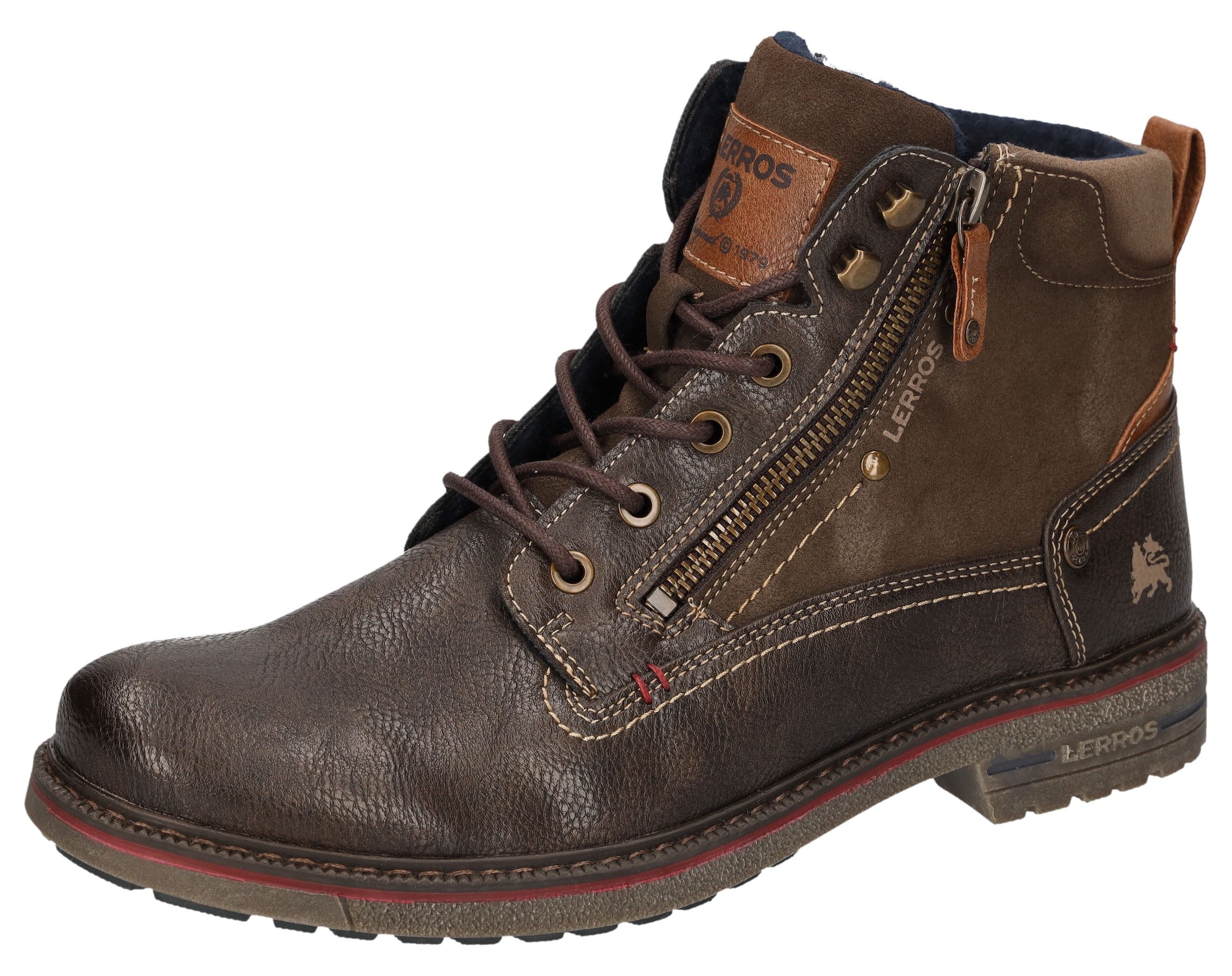 LERROS Schnürboots, Schnürboots, mit seitlichem Reißverschluss günstig online kaufen