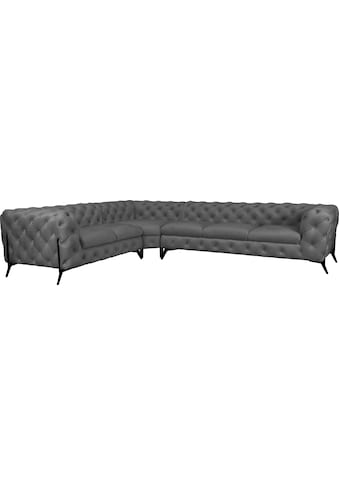 Leonique Chesterfield-Sofa »Amaury« großes Ecks...