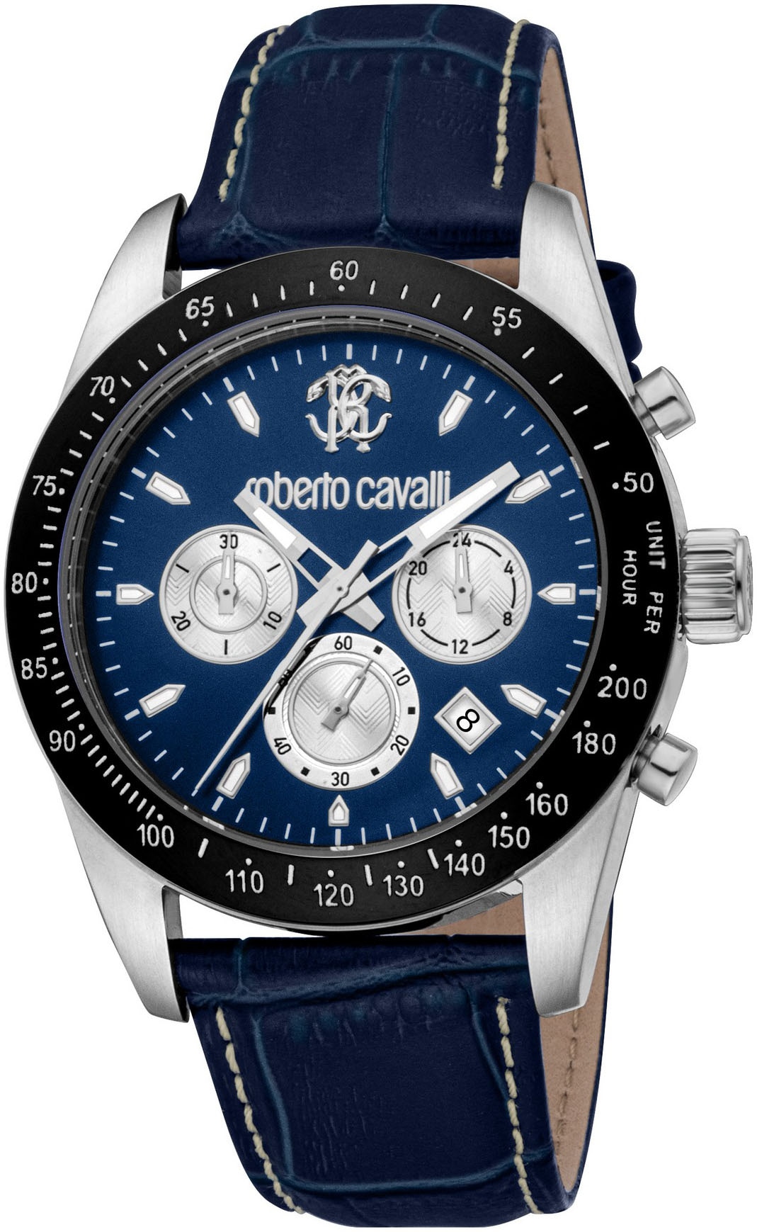 Chronograph »Uomo Chrono«, Quarzuhr, Armbanduhr, Herrenuhr, Lederarmband, analog, Tag