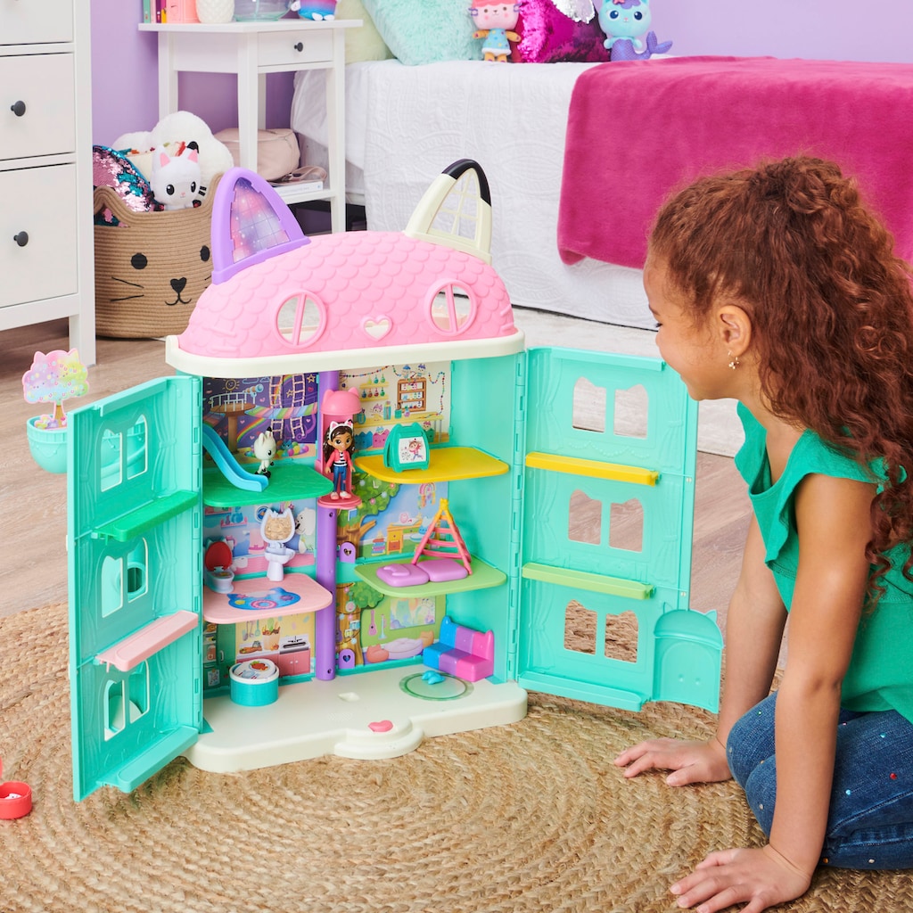 Spin Master Puppenhaus »Gabby's Dollhouse – Gabby's Purrfect Puppenhaus«, mit 2 Spielzeugfiguren und Soundeffekten