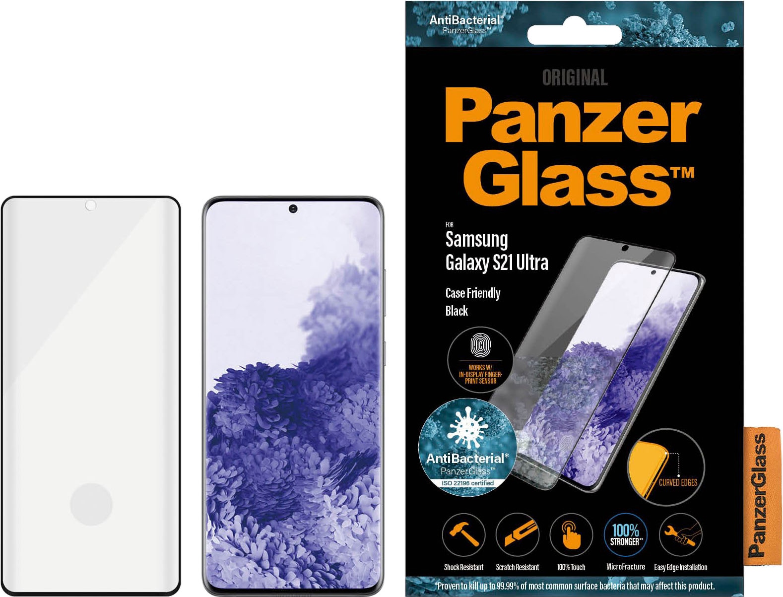 PanzerGlass Displayschutzfolie »7258«, für Galaxy S21 Ultra