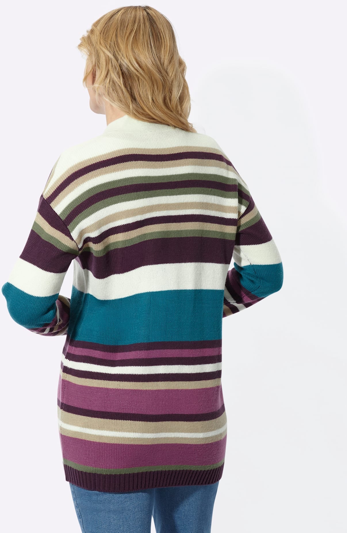 Classic Basics Longstrickjacke