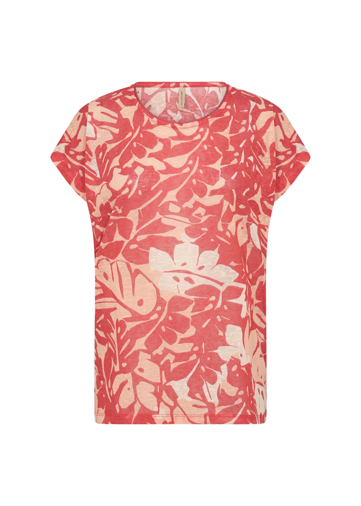 soyaconcept Kurzarmshirt »SC-ARETHA 46« Kunstfaser