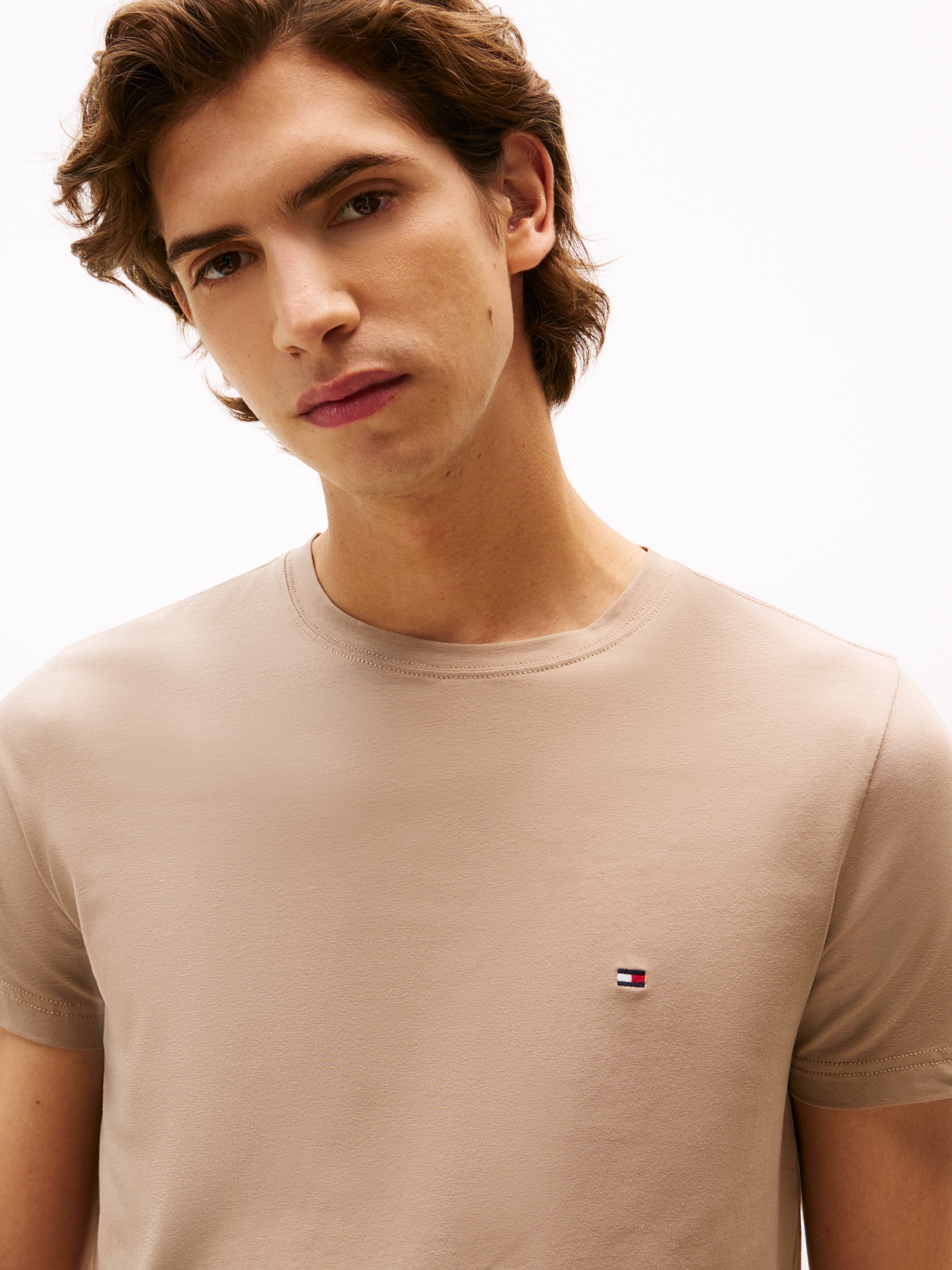 Tommy Hilfiger "STRETCH SLIM FIT" unifarben, casual, slim fit, Baumwollmix, günstig online kaufen