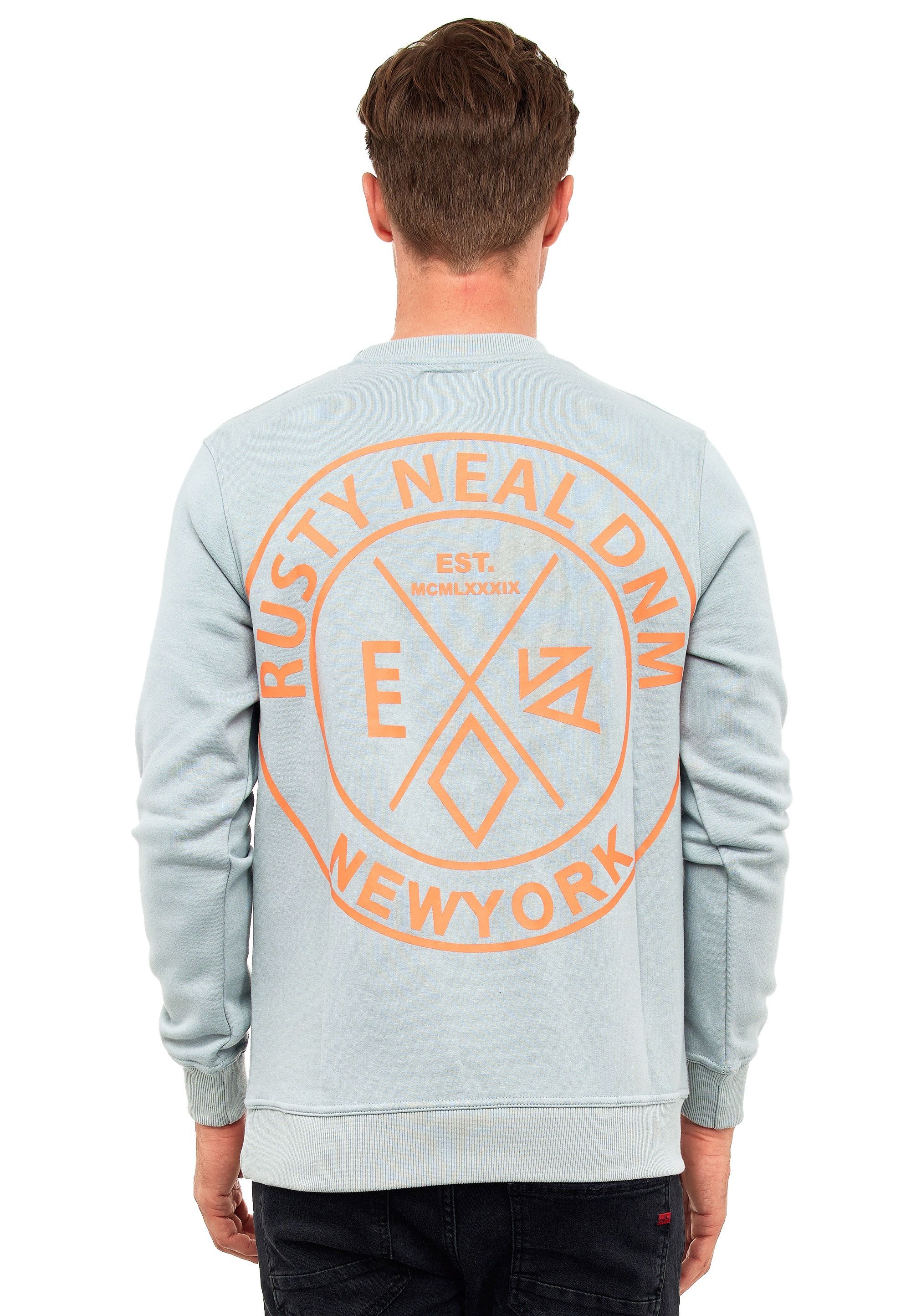 Rusty Neal Sweatshirt, mit trendigem Rückenprint