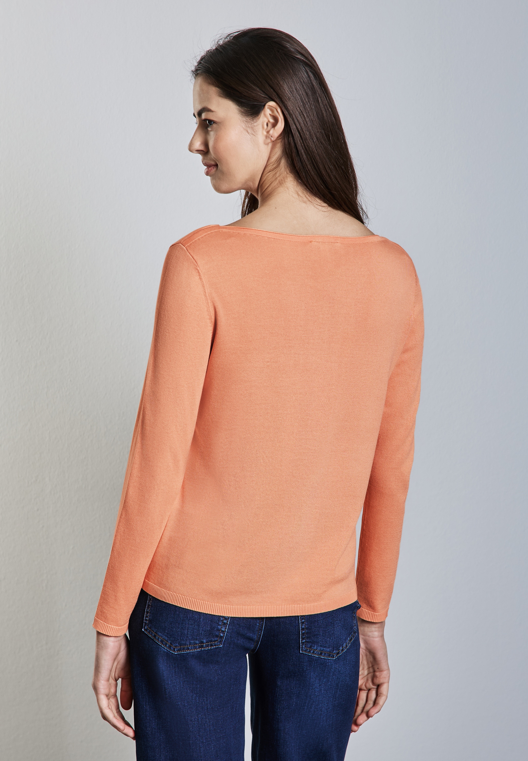STREET ONE Strickpullover, mit U-Boot-Ausschnitt