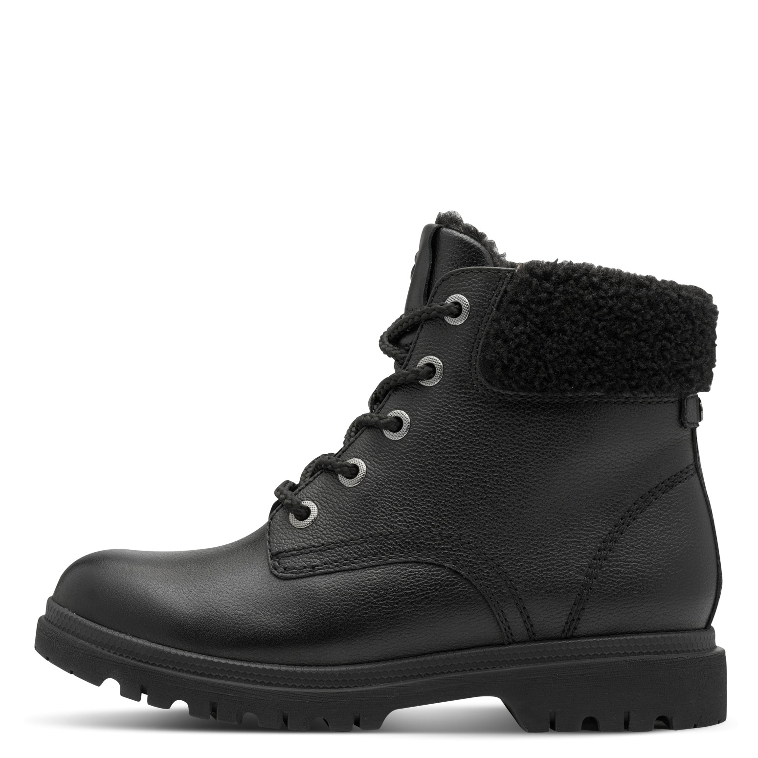 Tamaris Winterboots  , Blockabsatz, Schnürboots, Schnürstiefelette mit geprägtem Logo