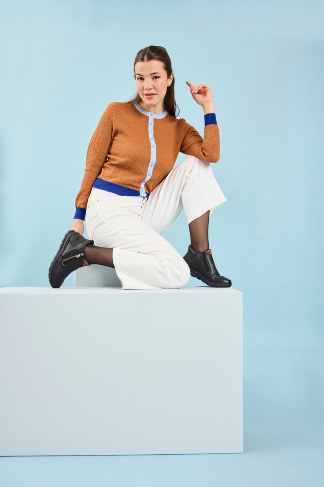 Rieker Winterboots »Ready2GO«, Stiefelette, Casualboots mit seitlichem Reißverschluss und TEX-Membran