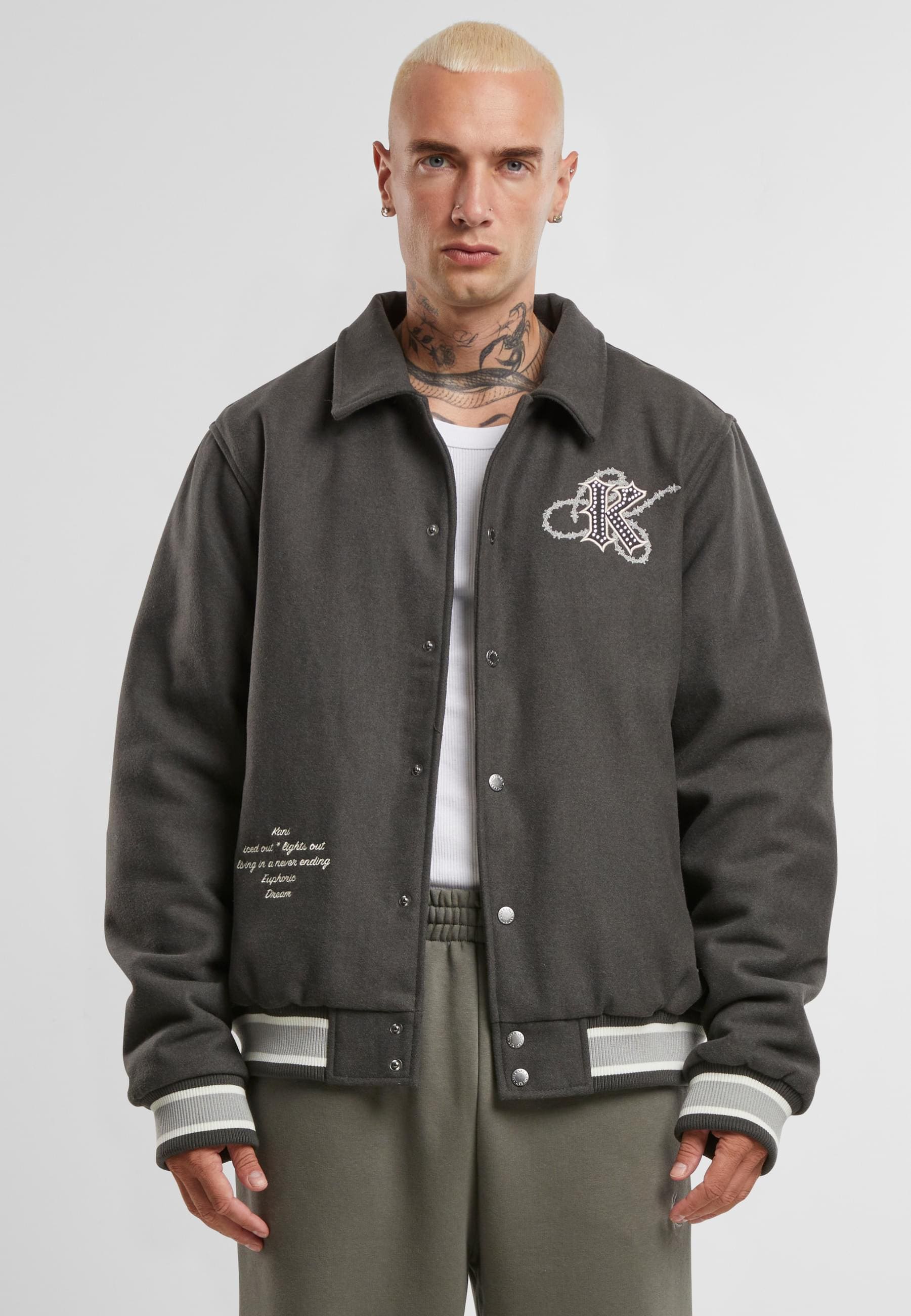 Karl Kani Collegejacke »Karl Kani Kani Snow Tiger College Jacket«, (1 St.), ohne Kapuze