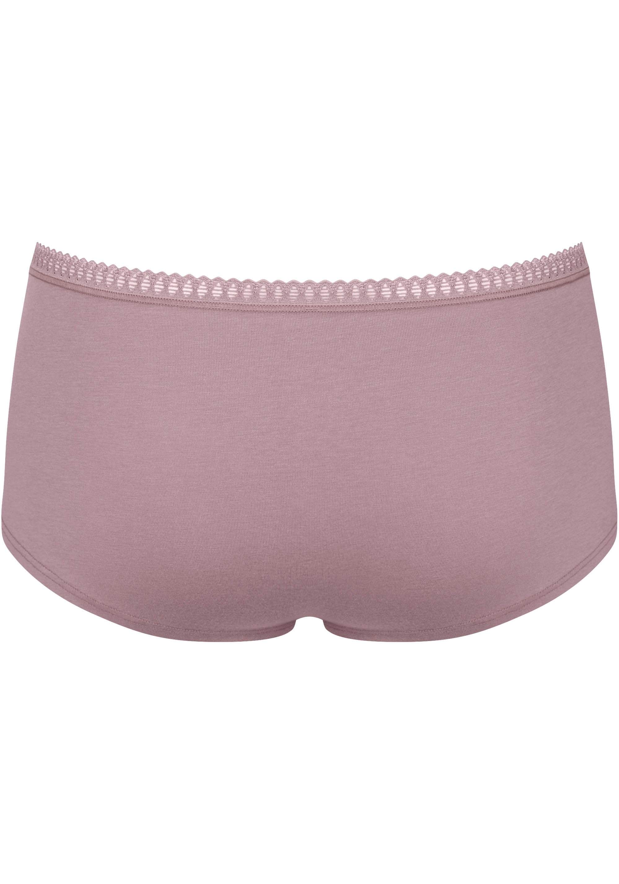 sloggi Panty »GO Crush Short C3P«, (Packung, 3 St.), Spitzendetails