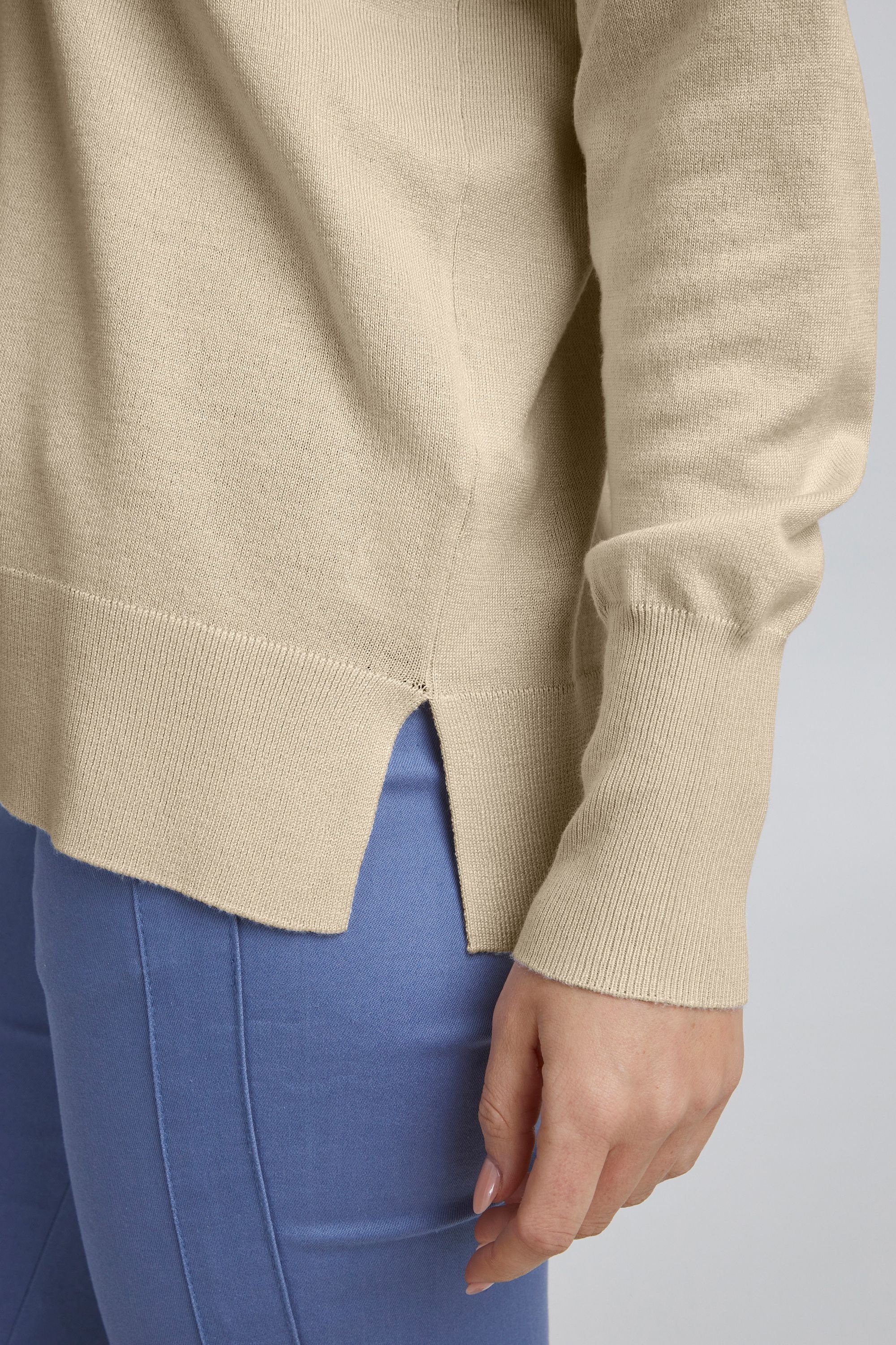 fransa Strickfleece-Pullover »Strickpullover FREmalva«