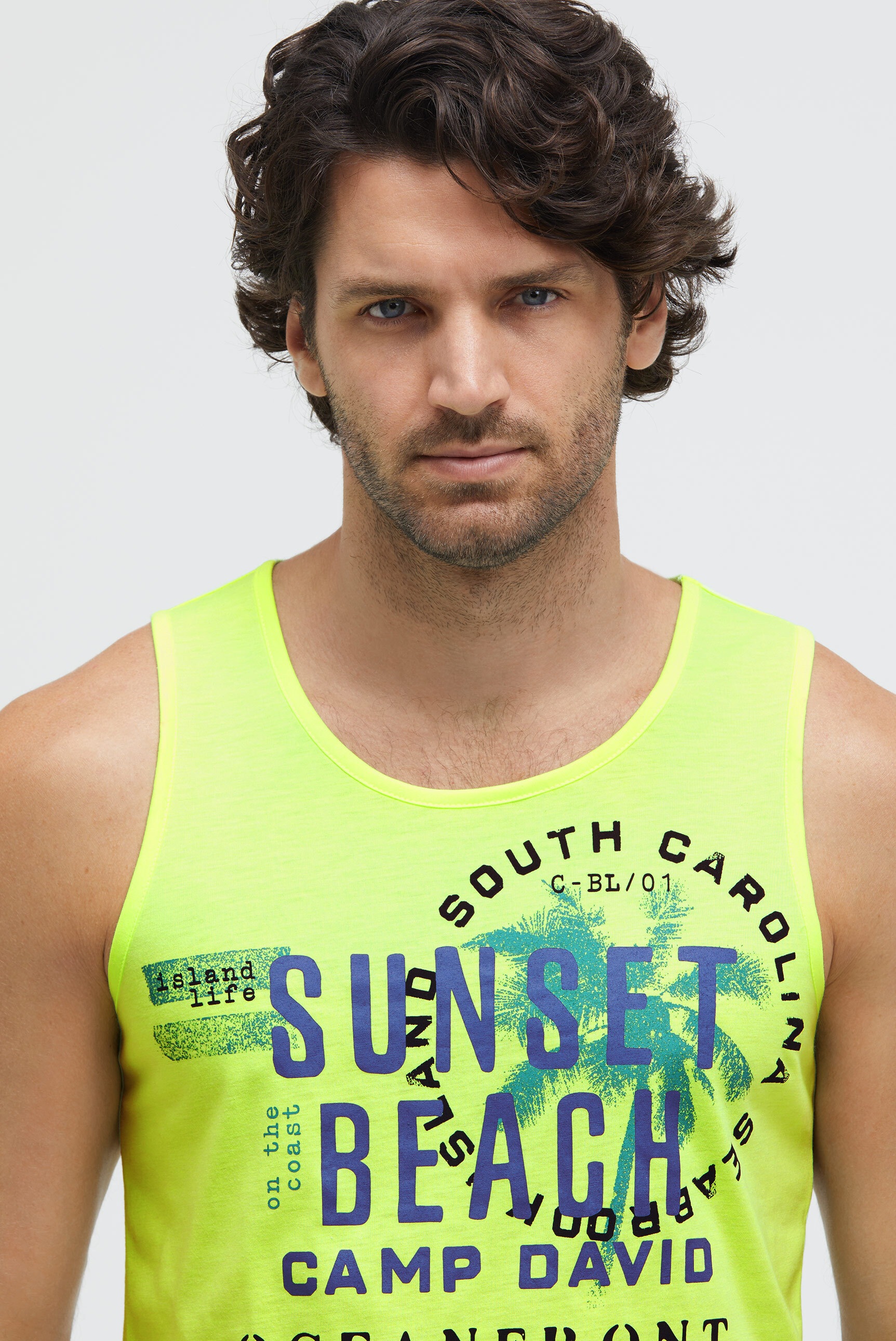 CAMP DAVID Tanktop mit Baumwolle