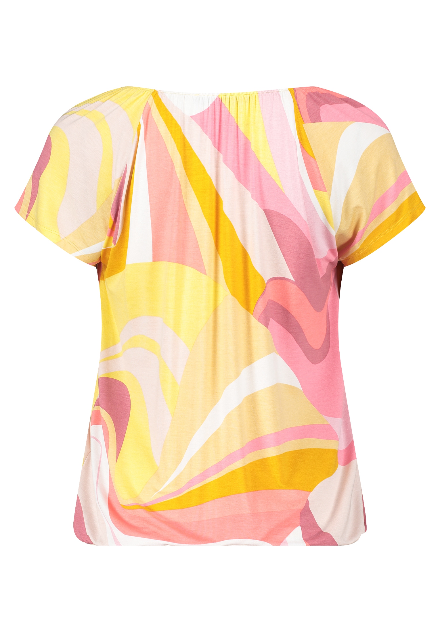 Betty Barclay Kurzarmshirt »Betty Barclay Printshirt mit Gummizug«, (1 tlg.), Hotfix