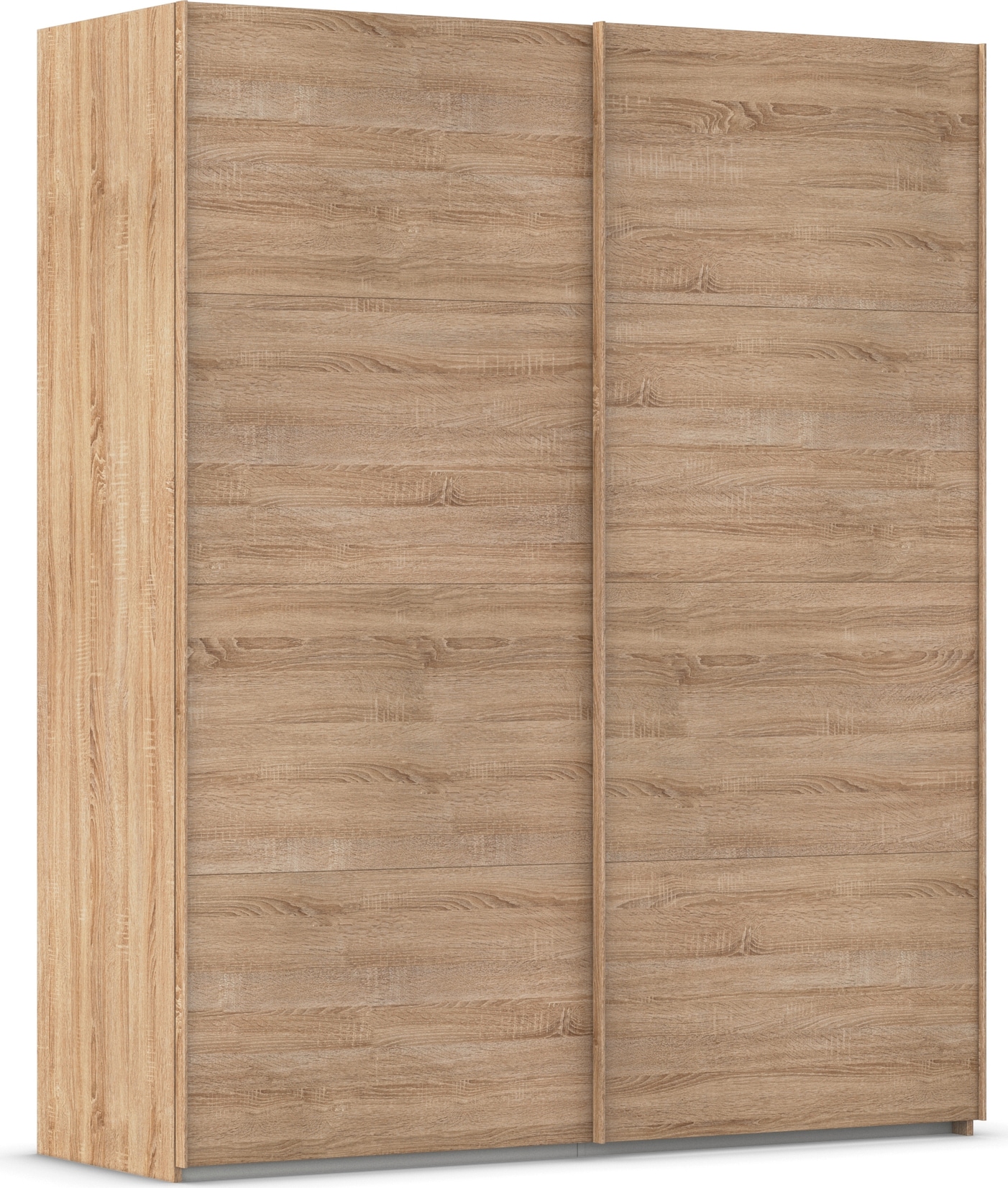 rauch Schwebetürenschrank "Kleiderschrank Schrank Garderobe Schlafzimmerschrank EVELYN" in elegantem Stil, in 5 Breiten, Griffe in Korpusfarbe MADE IN GERMANY