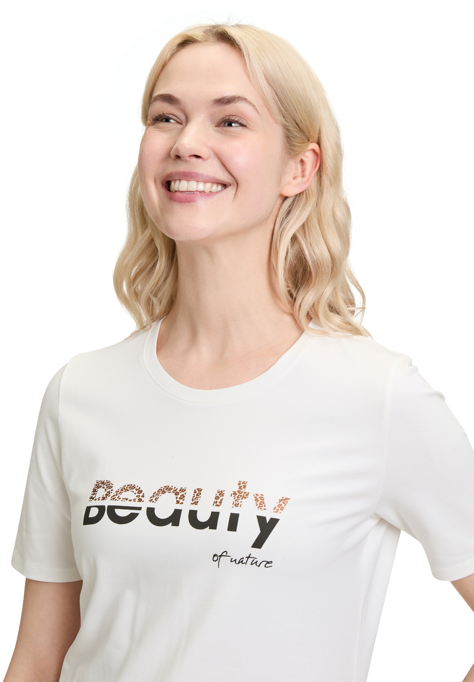 Betty Barclay Kurzarmshirt »Betty Barclay Damen Basic Shirt mit Aufdruck«, (1 tlg.), Foliendruck