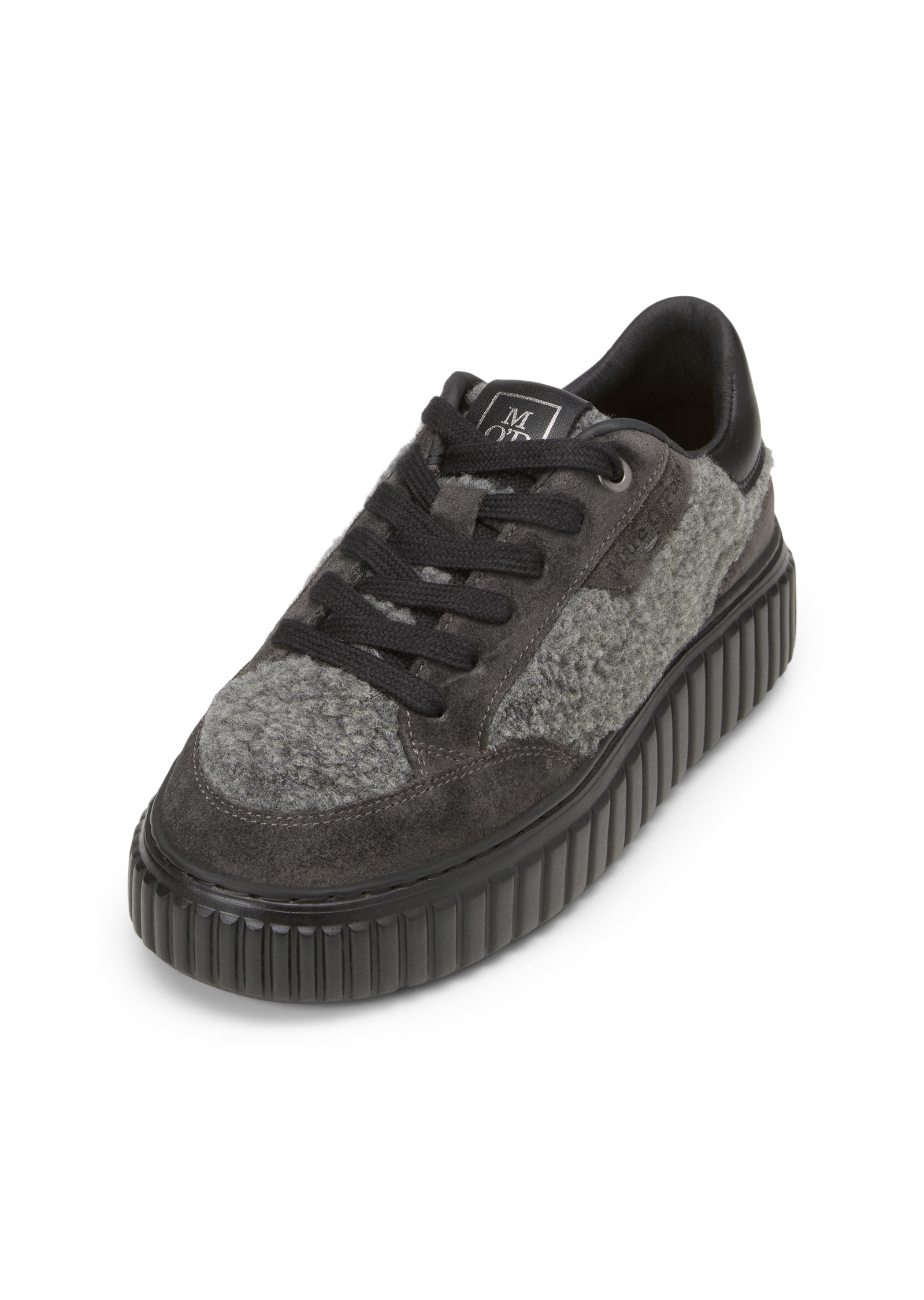 Marc OPolo Sneaker "aus Veloursleder und Teddyfell" günstig online kaufen