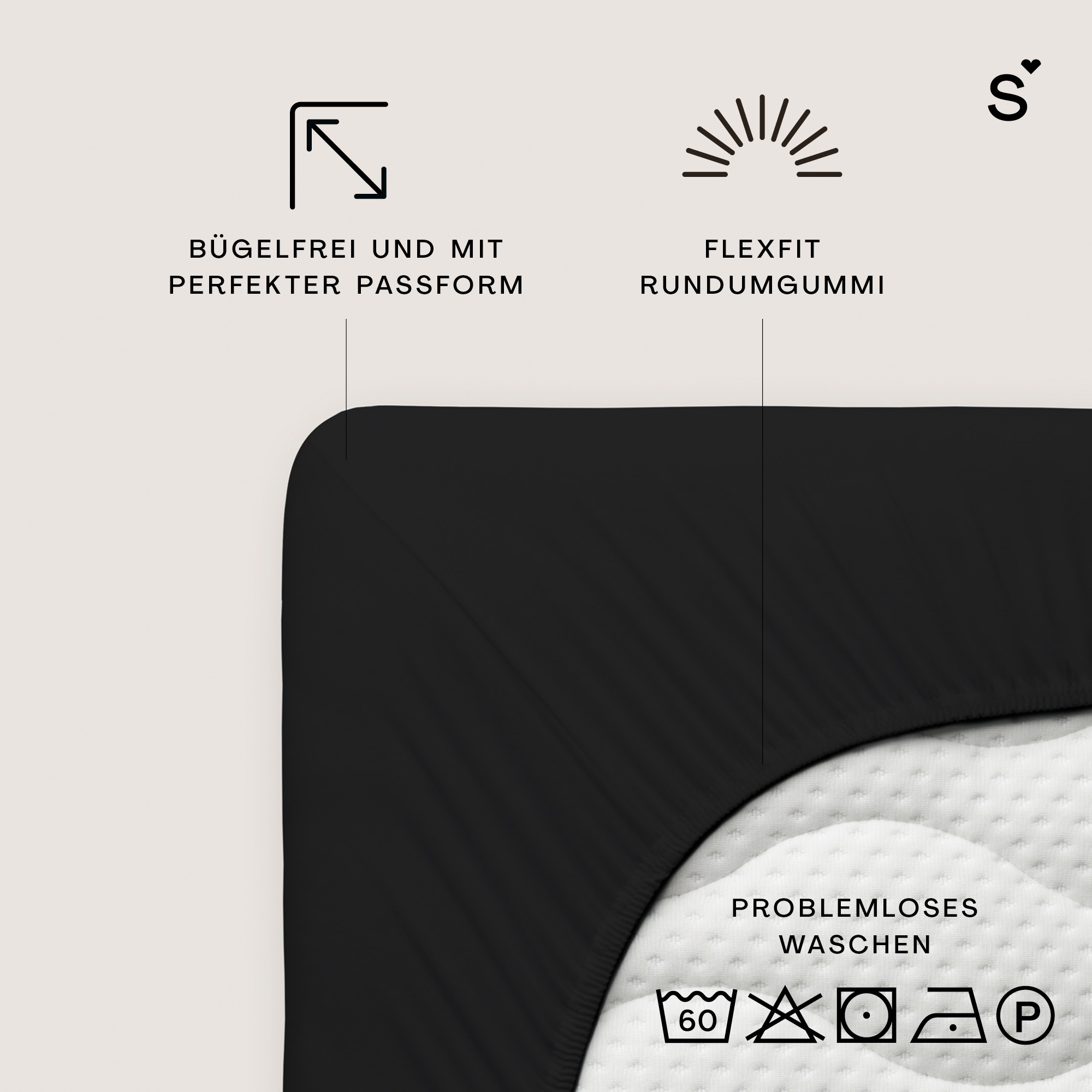 Schlafgut Spannbettlaken "Basic Cotton Spannbettlaken" Preiseinstiegsmodell günstig online kaufen