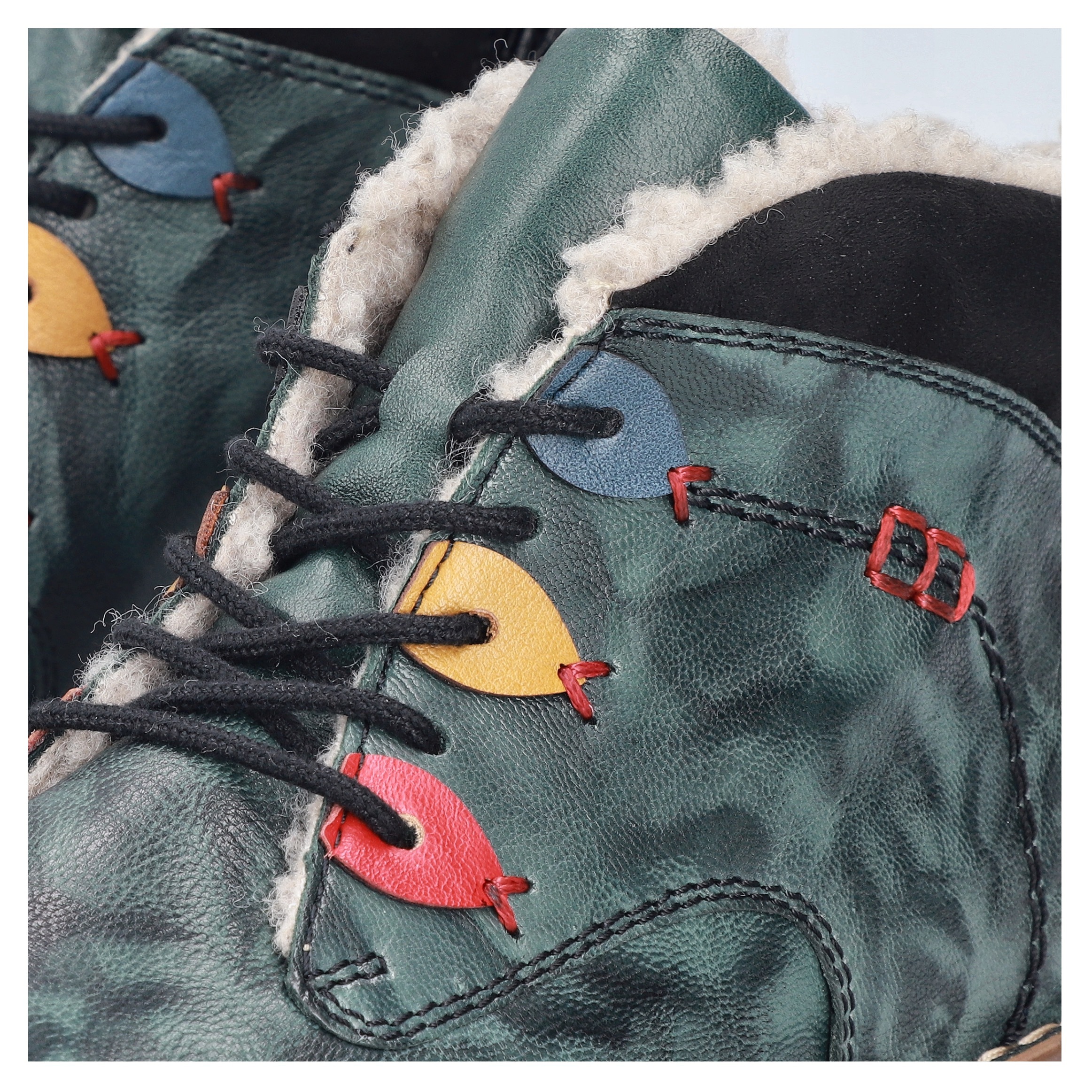 Rieker Winterboots, Schnürboots, Stiefelette mit gepolstertem Schaftrand