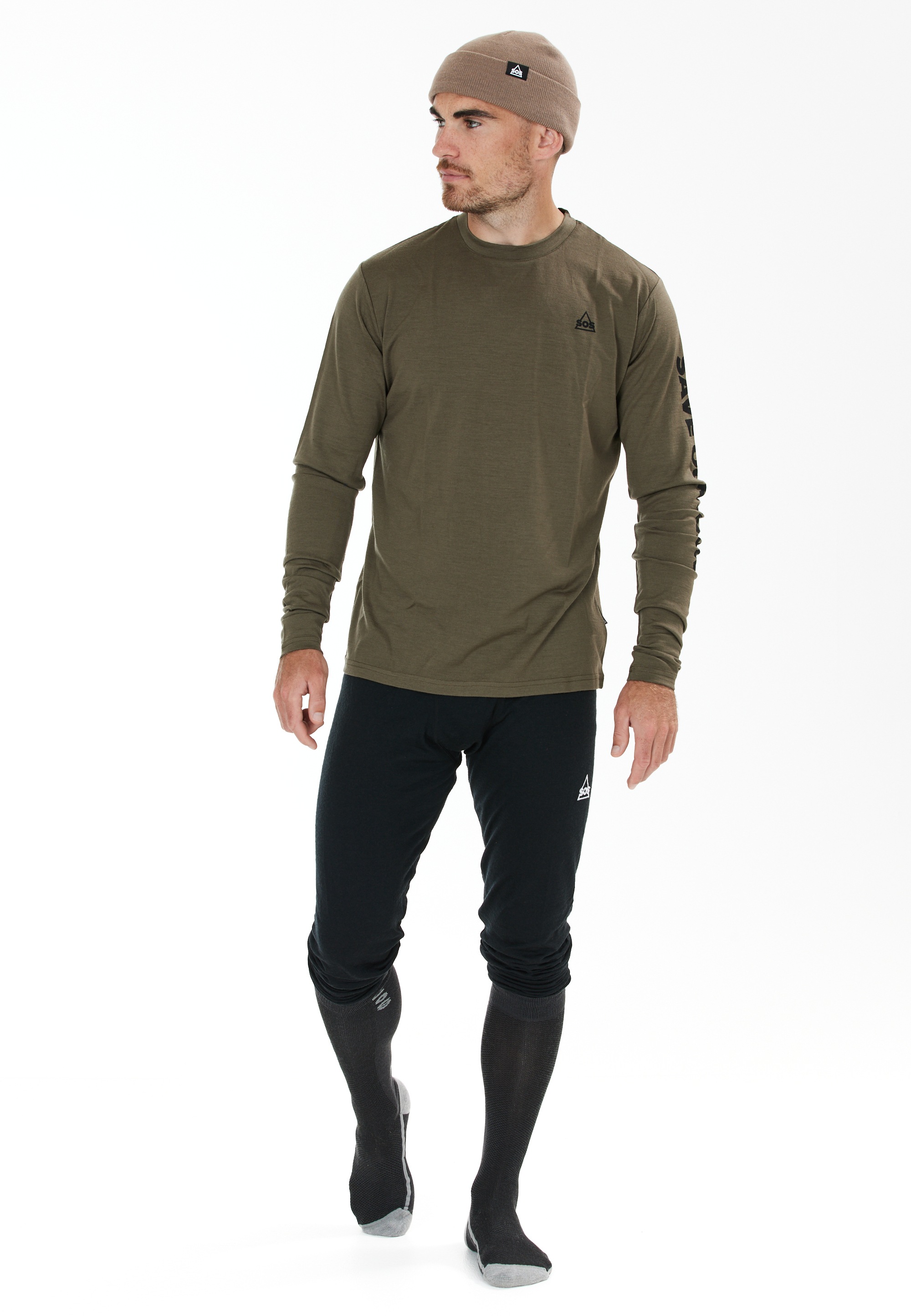SOS Langarmshirt »Røldal«, mit atmungsaktiver Eigenschaft
