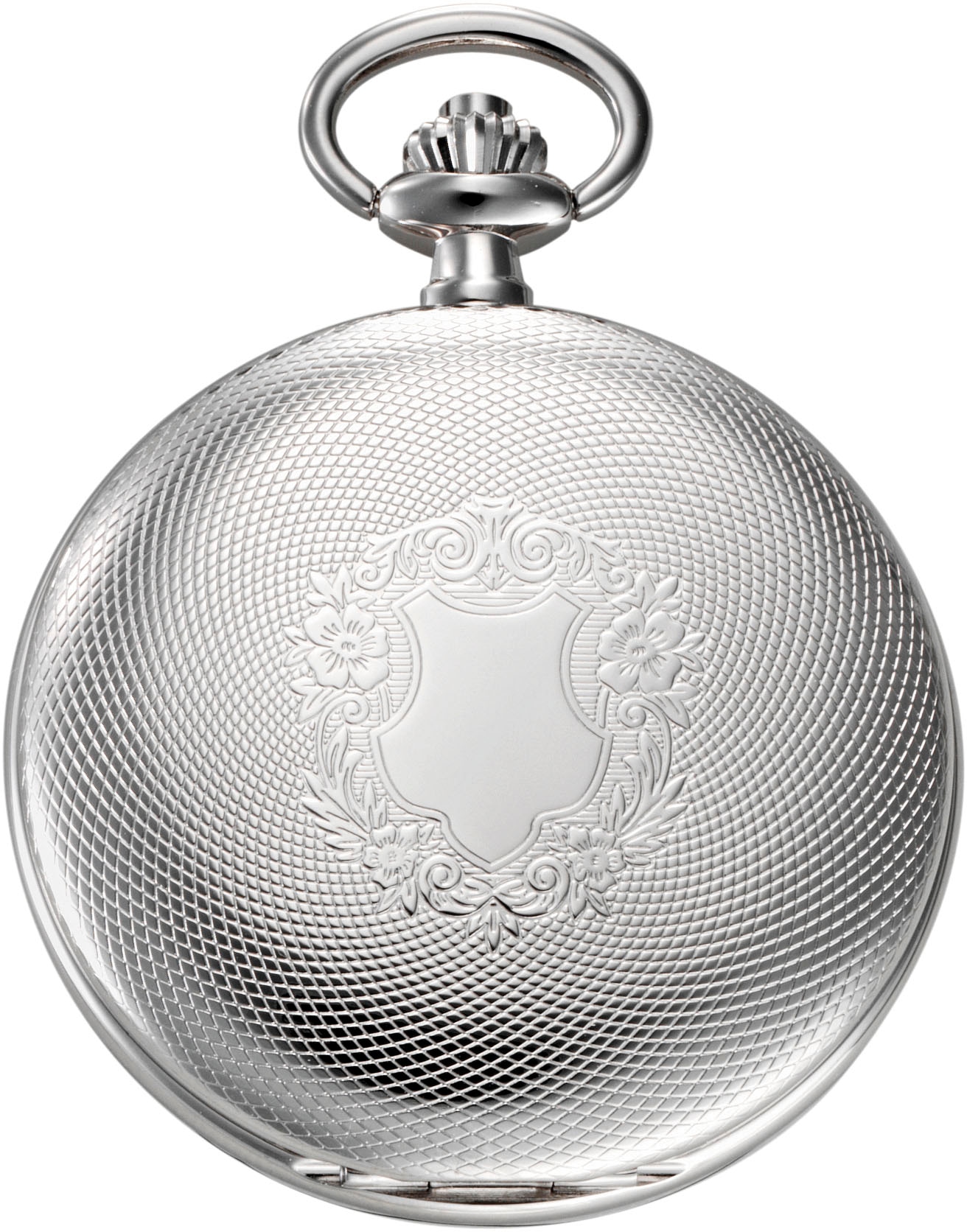 Regent Taschenuhr »P713«, (Set, 2 tlg., mit Kette), Herrenuhr, Handaufzug, Acrylglas