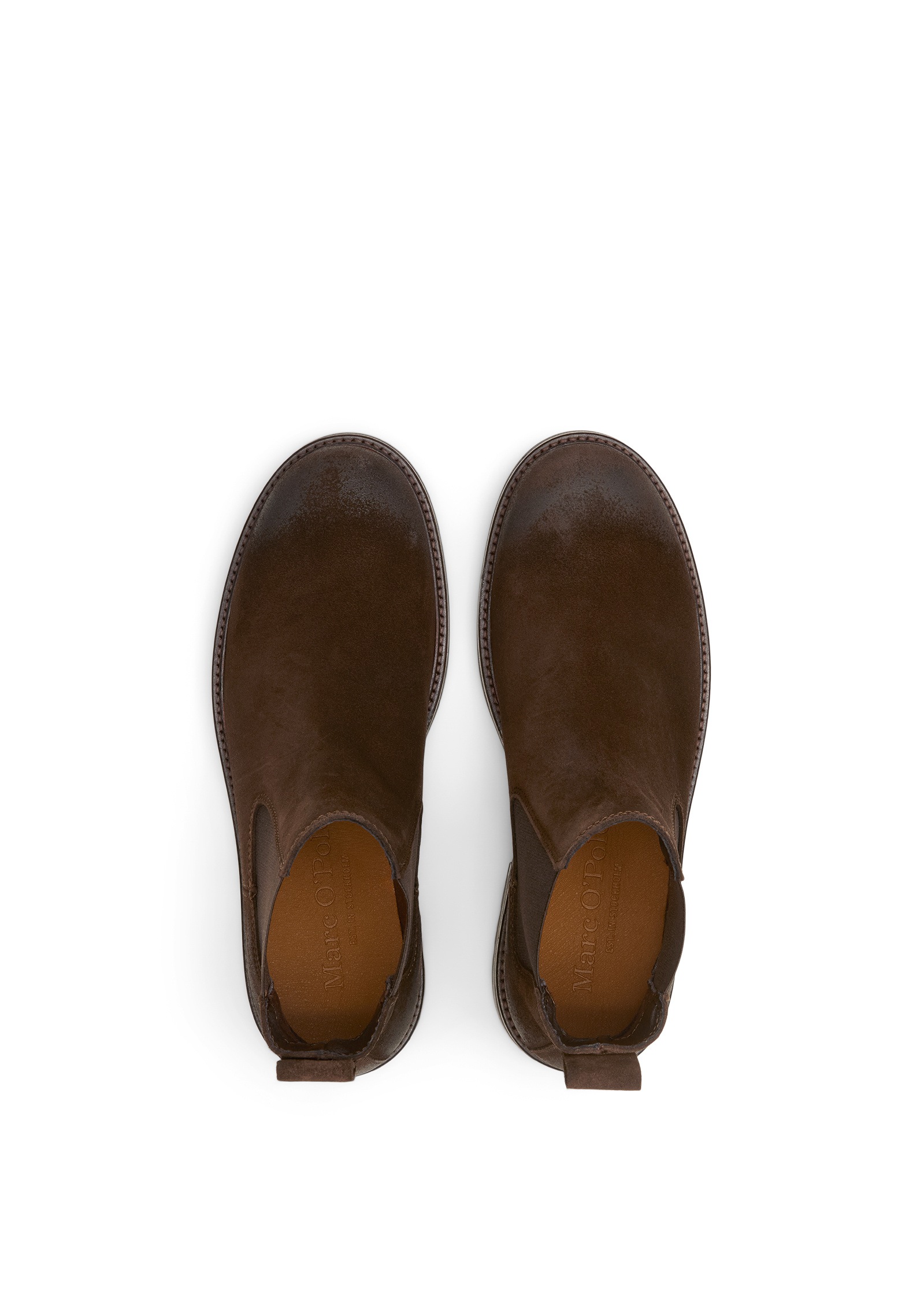 Marc O'Polo Chelseaboots »aus edlem Velours-Rindleder«