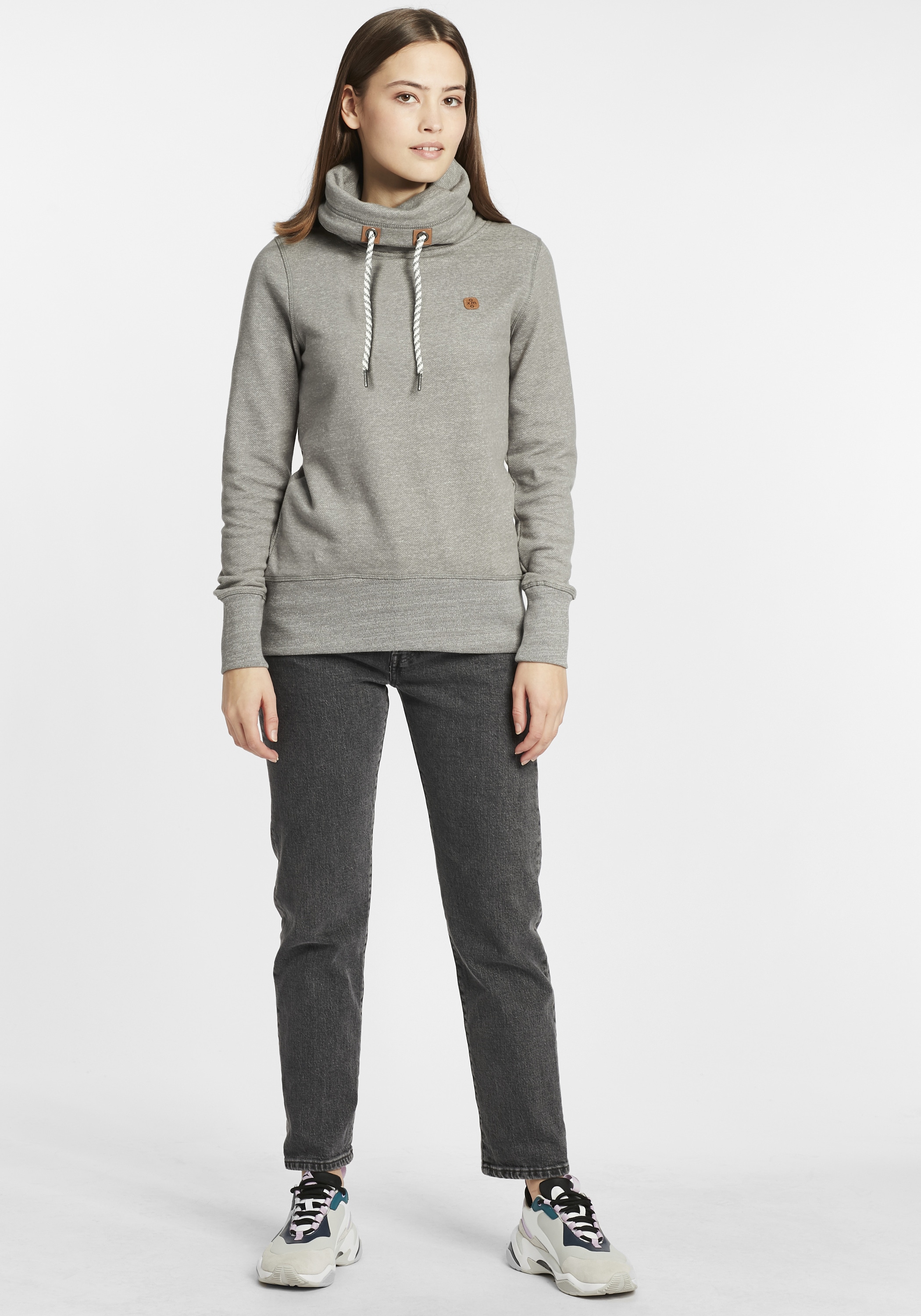 OXMO Hoodie OXCecilia Pullover mit Tube-Kragen günstig online kaufen