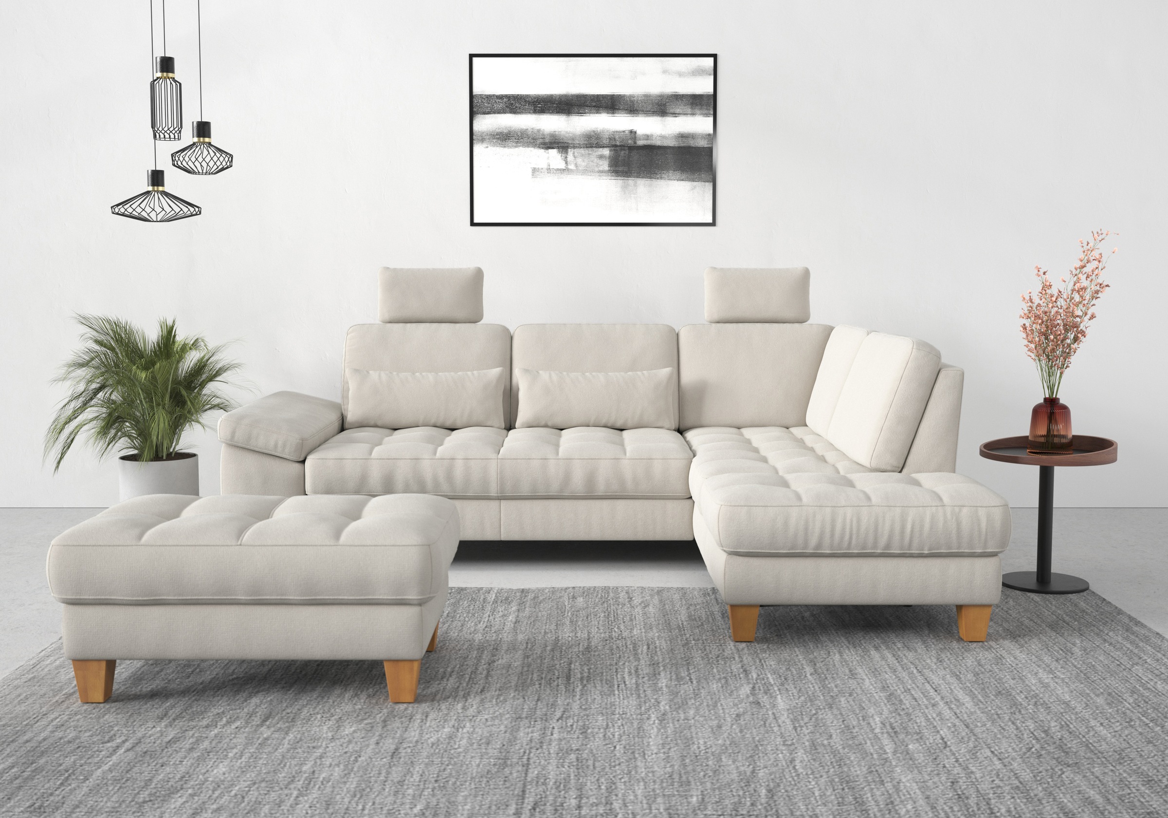 sit&more Stauraumhocker »Westham«, wahlewise mit/ohne Federkern