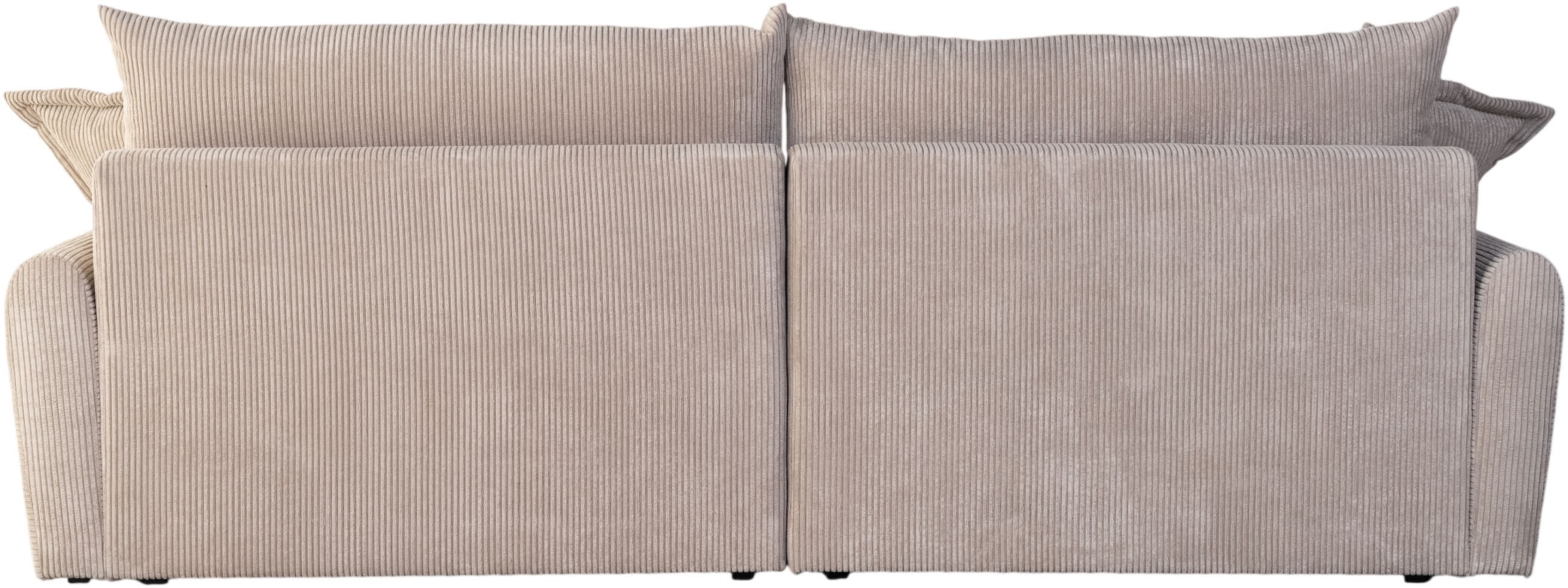 Home affaire Ecksofa »Finca XXL L-Form, B: 247 cm« 4 Zierkissen, Mega-Sofa, in Cord oder Chenille-Struktur, Federkern