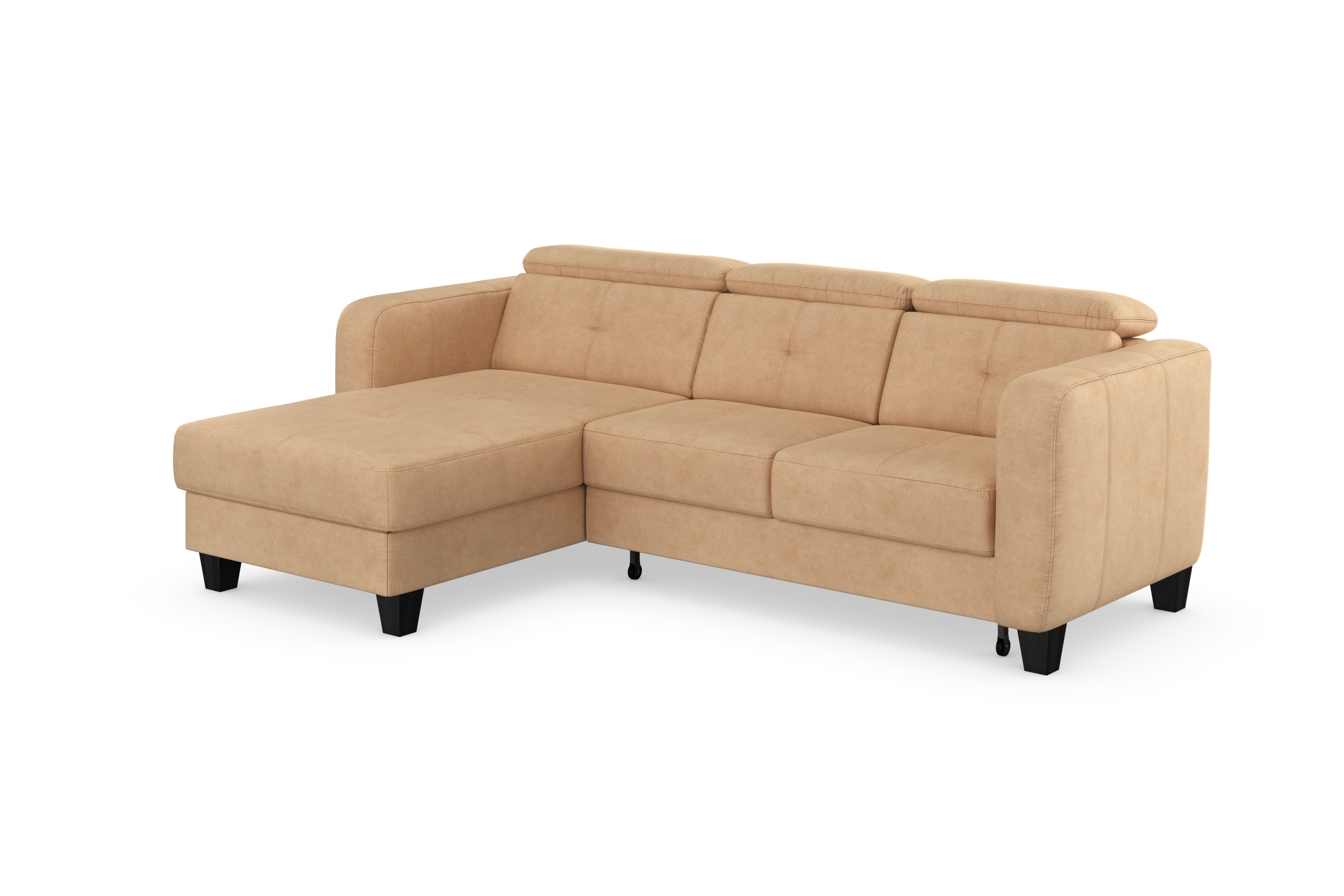 Thumbnail - sit&more Ecksofa "Belluci L-Form", inklusive Federkern, wahlweise mit Bettfunktion und Bettkasten
