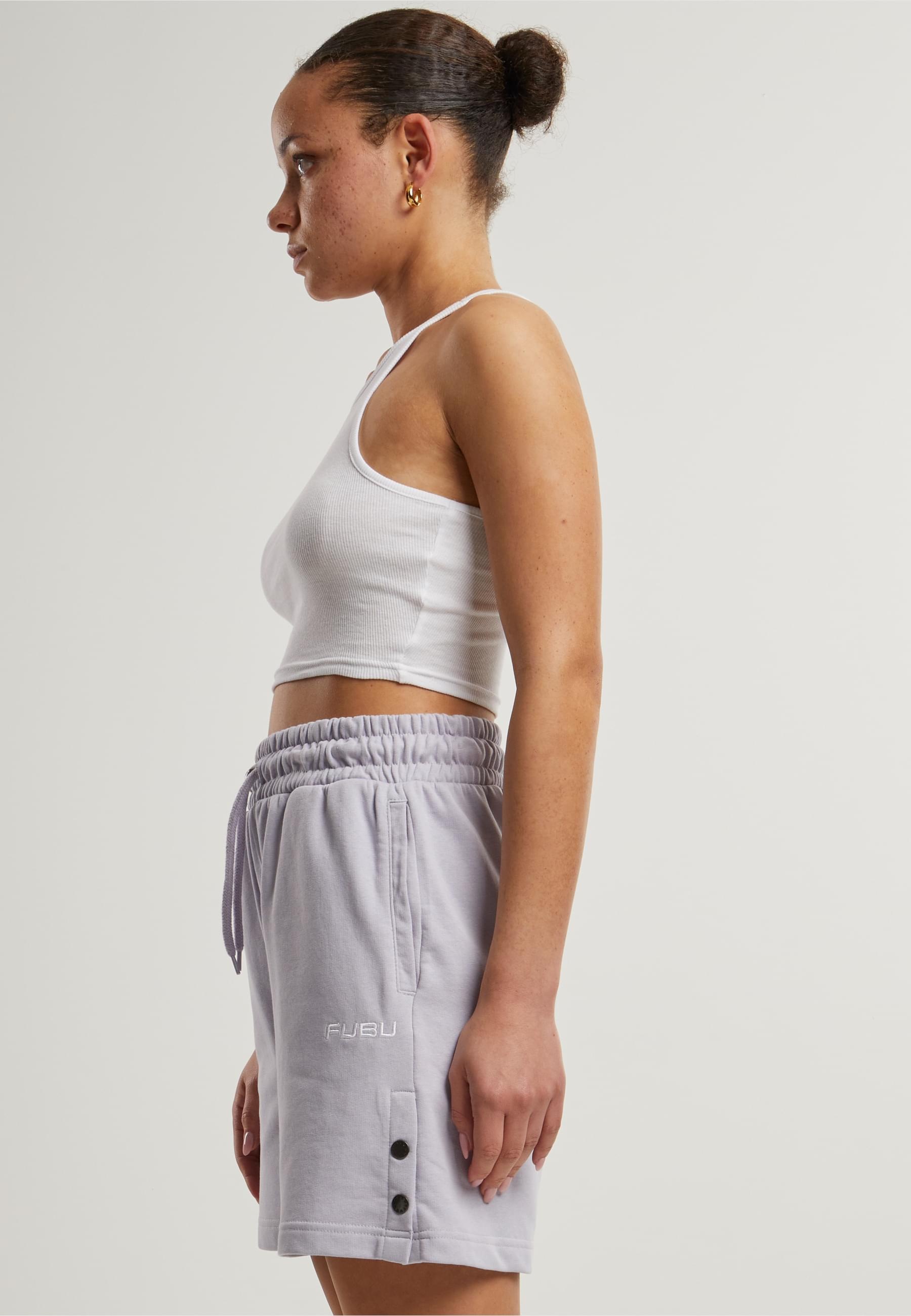 Karl Kani Stoffhose »Karl Kani Damen FW222-008-1, Corporate Sweat Shorts light purple«, (1 tlg.)