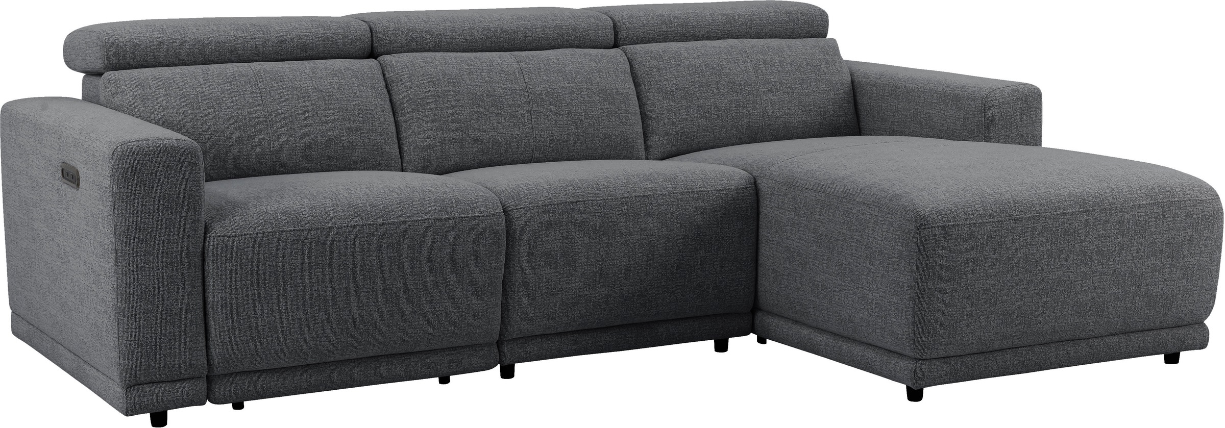 OTTO home Ecksofa "LEOO" mit USB A/C-Anschluss. Federkern, verstellbaren Ko günstig online kaufen
