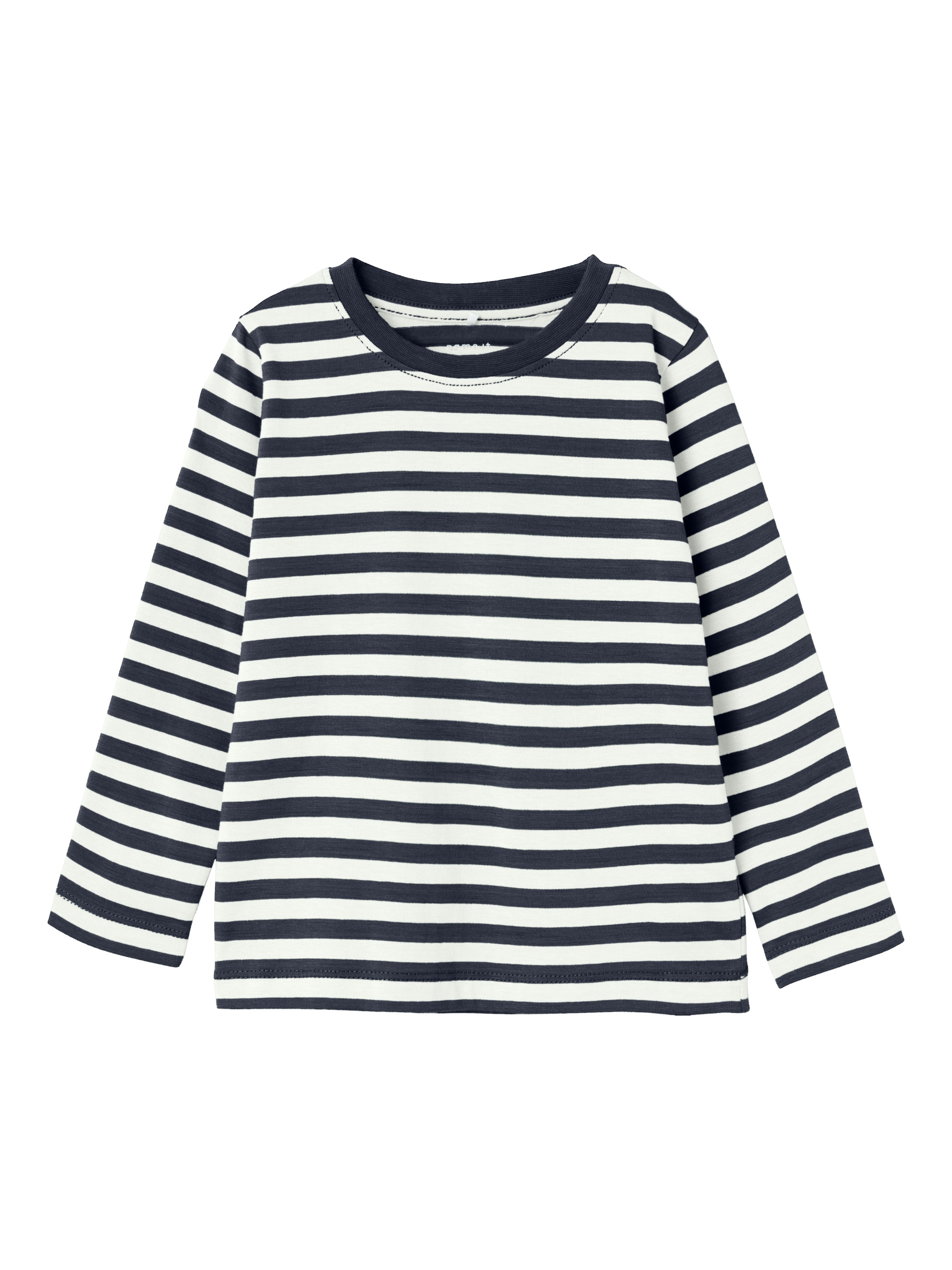 Name It Langarmshirt »NMMSALMO NREG LS TOP NOOS«, im tollen Ringel-Look