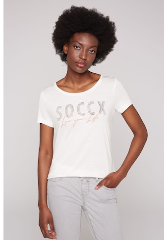 SOCCX Rundhalsshirt, mit längerer Rückenpartie kaufen