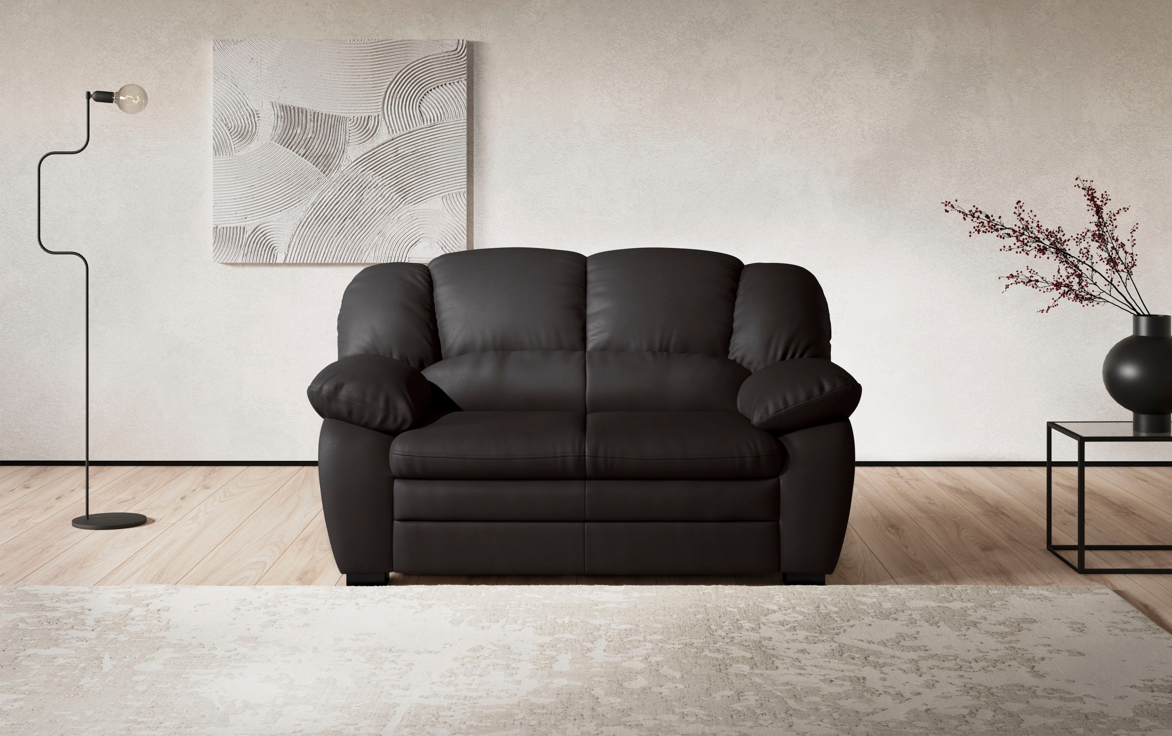 COTTA 2-Sitzer "Casino Sofa, mit extra breiten Armlehnen, B: 159 cm" Polstergarnitur, auch als Set erhältlich