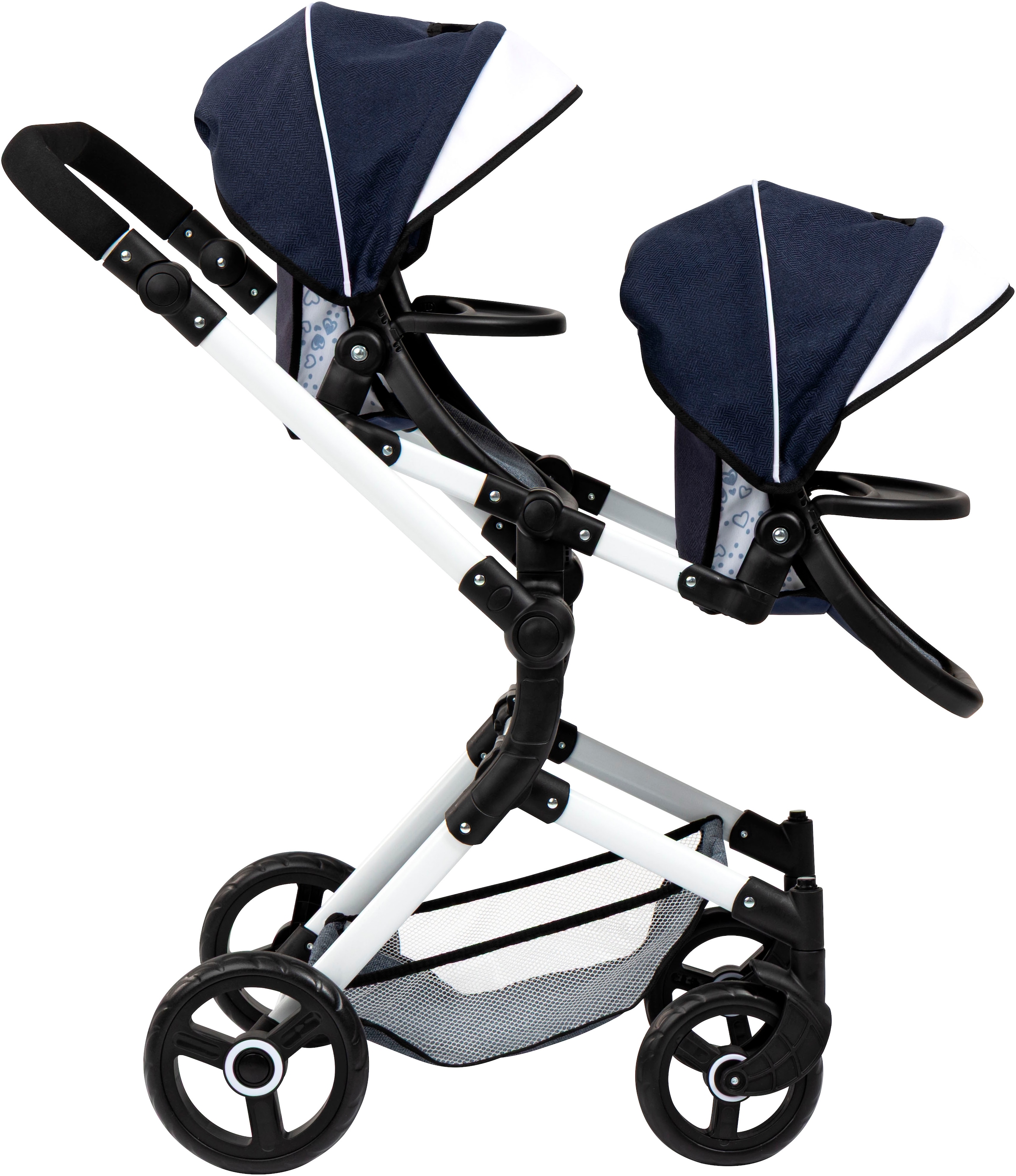 Bayer Puppen-Zwillingsbuggy »Twin Neo«, mit Wickeltasche