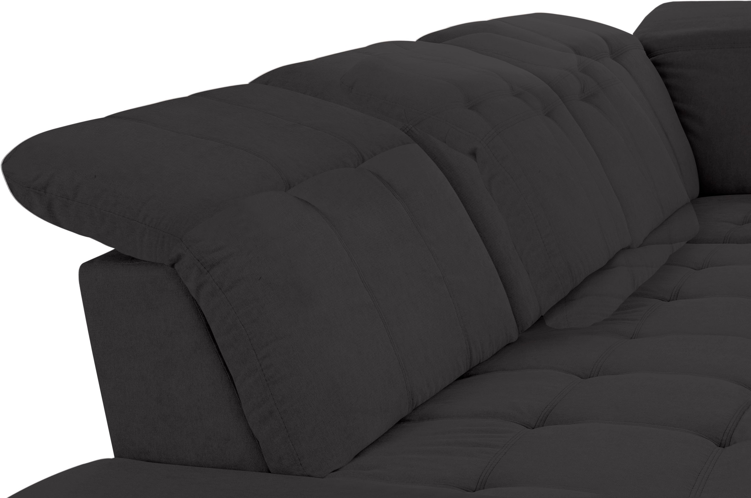 COTTA Ecksofa »Holiday L-Form mit Sitztiefen-, Armteil- und Kopfteilverstellung«, wahlweise mit Bettfunktion & Bettkasten