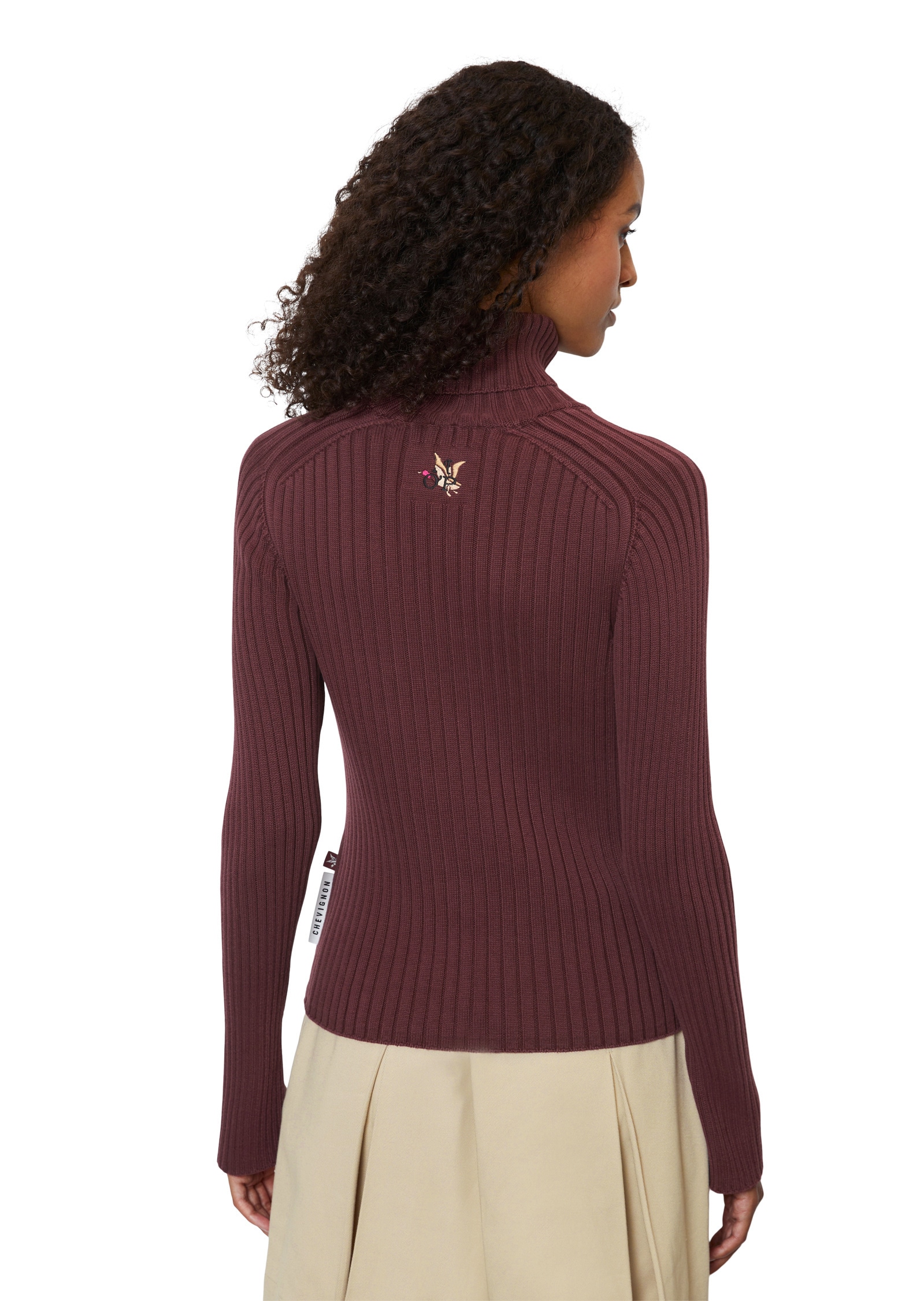 Marc O'Polo Rollkragenpullover »aus Organic Cotton«