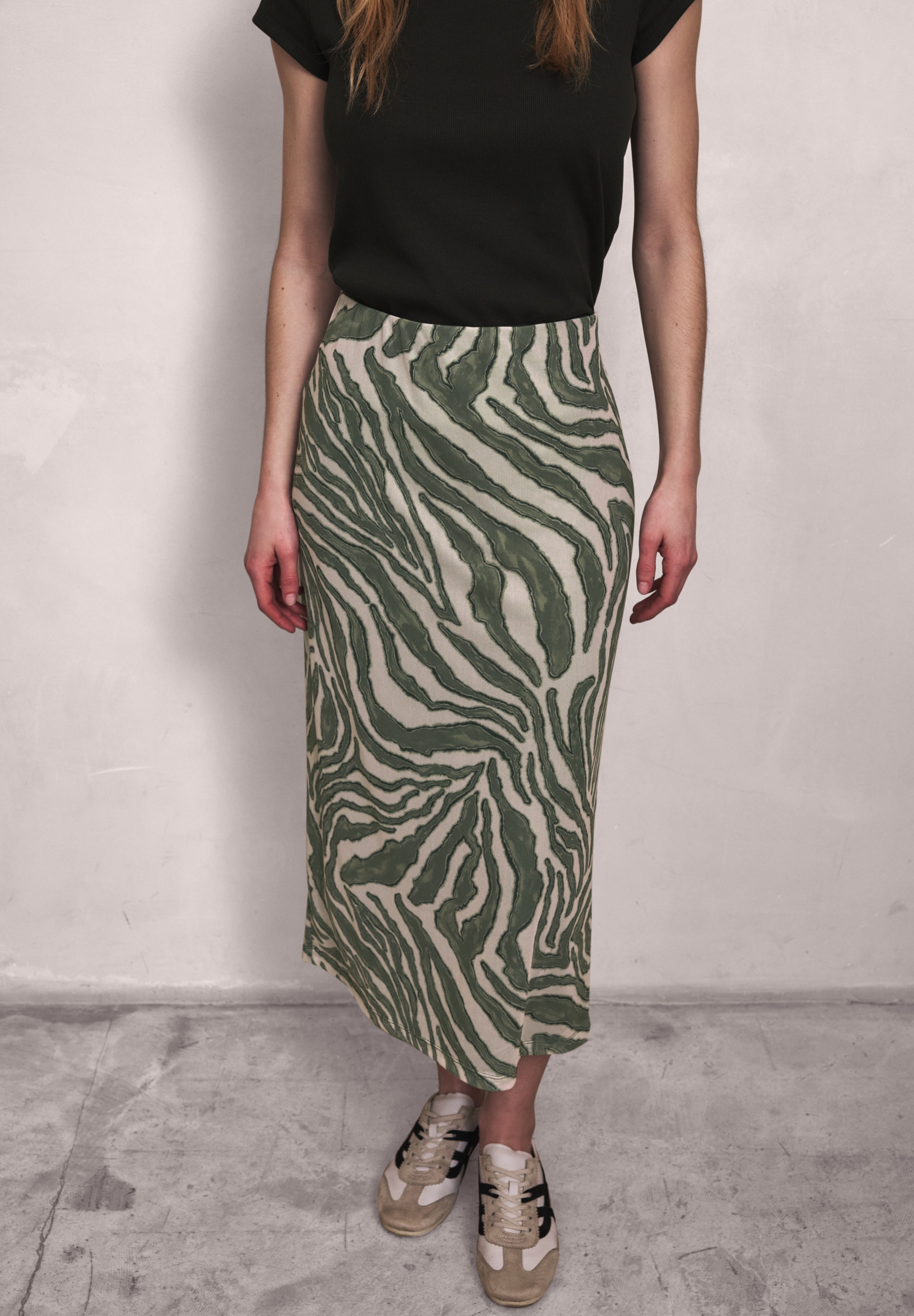 STREET ONE STUDIO Maxirock Middle Waist