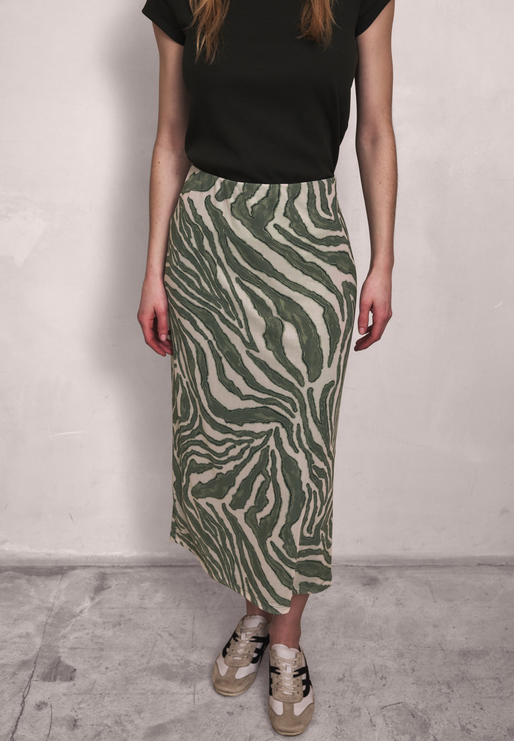 STREET ONE STUDIO Maxirock Middle Waist günstig online kaufen