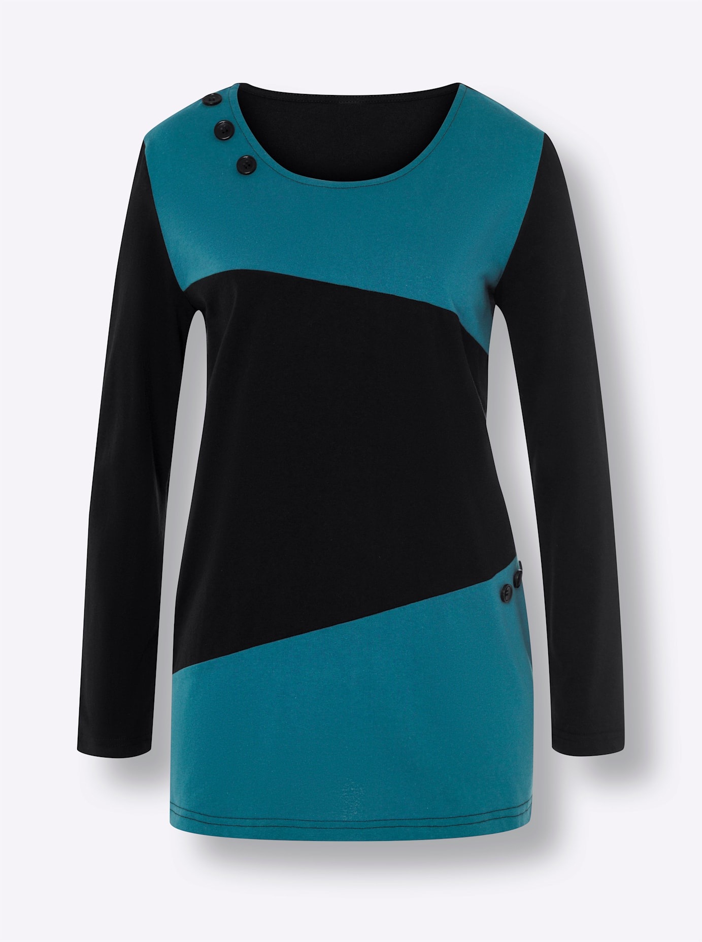 Thumbnail - Classic Basics Langarmshirt "Longshirt" 1 Stk.