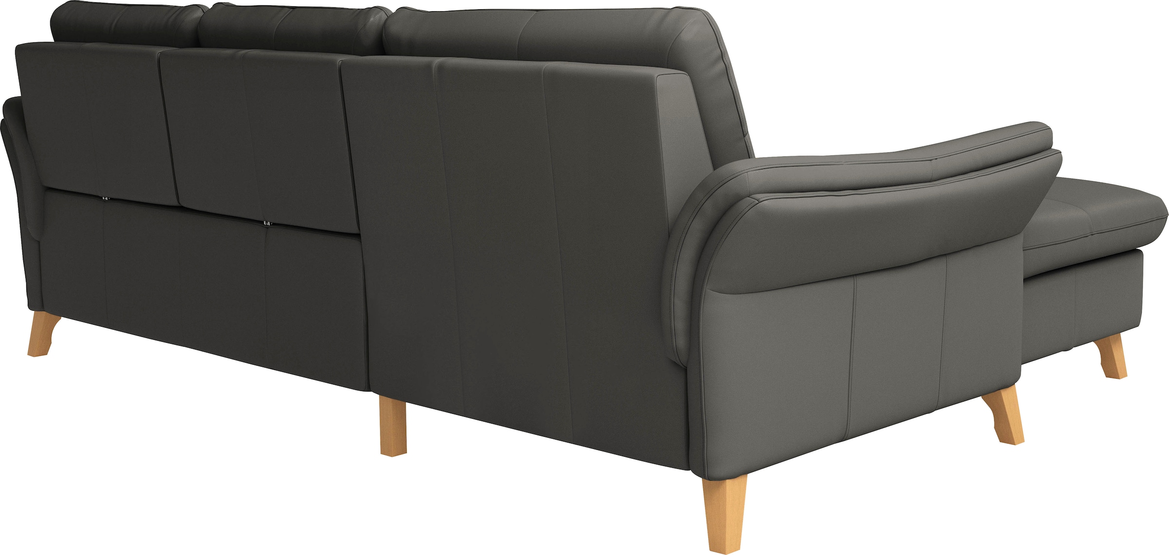 sit&more Ecksofa »Göteborg«, Sitztiefenverstellung und Federkern, wahlweise mit Bettfunktion