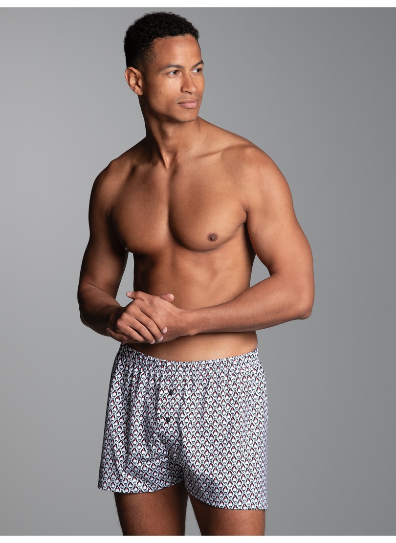 Thumbnail - Trigema Boxershorts "TRIGEMA Boxershorts mit Allover-Pinguin-Print" 1 Stk. tlg.